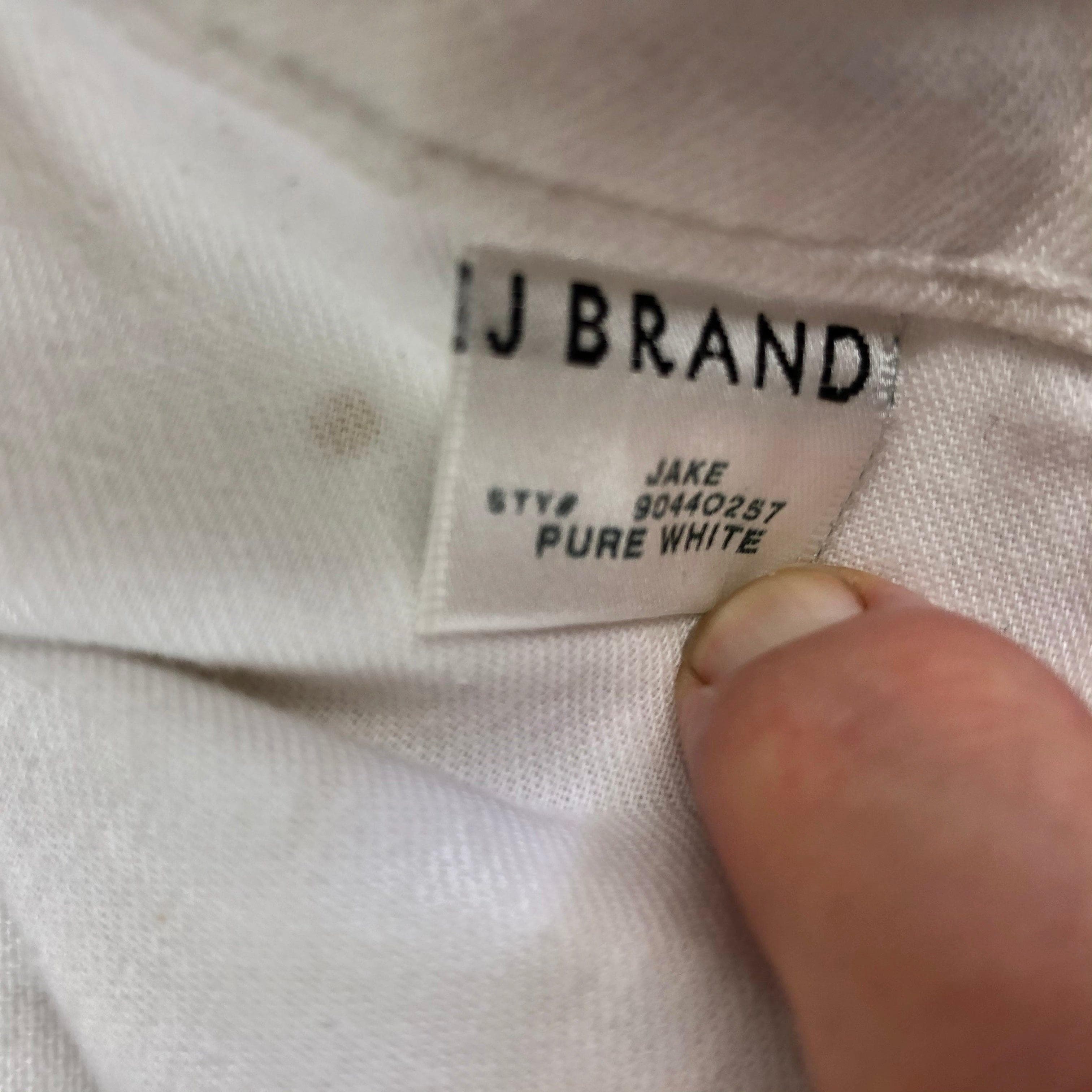 J Brand White Denim 'Jake' Slim Boyfriend Fit Jeans- Size 24 — photo 6 of 8
