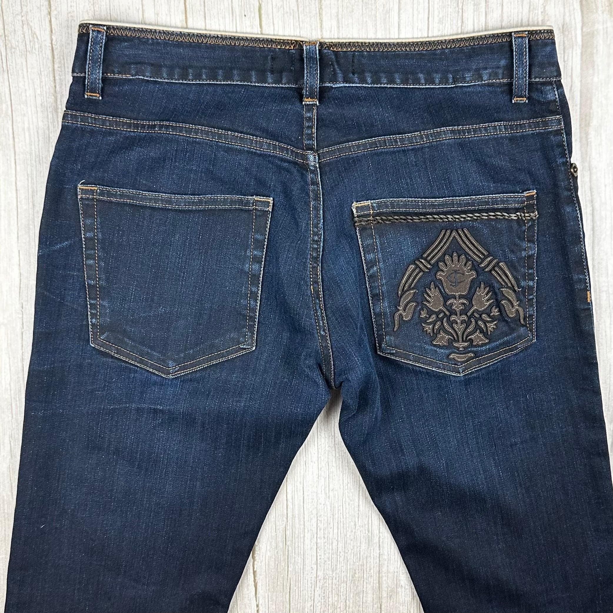 Just Cavalli Italian Ladies Logo Pocket Slim Jeans - Size 8 — photo 6 of 8