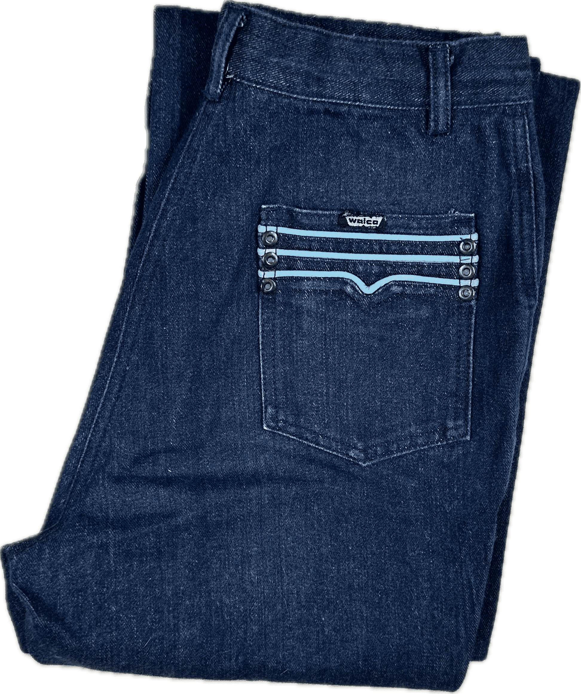 Walco 1970's Vintage Straight Leg Jeans - Suit Size 10-11 — photo 2 of 7