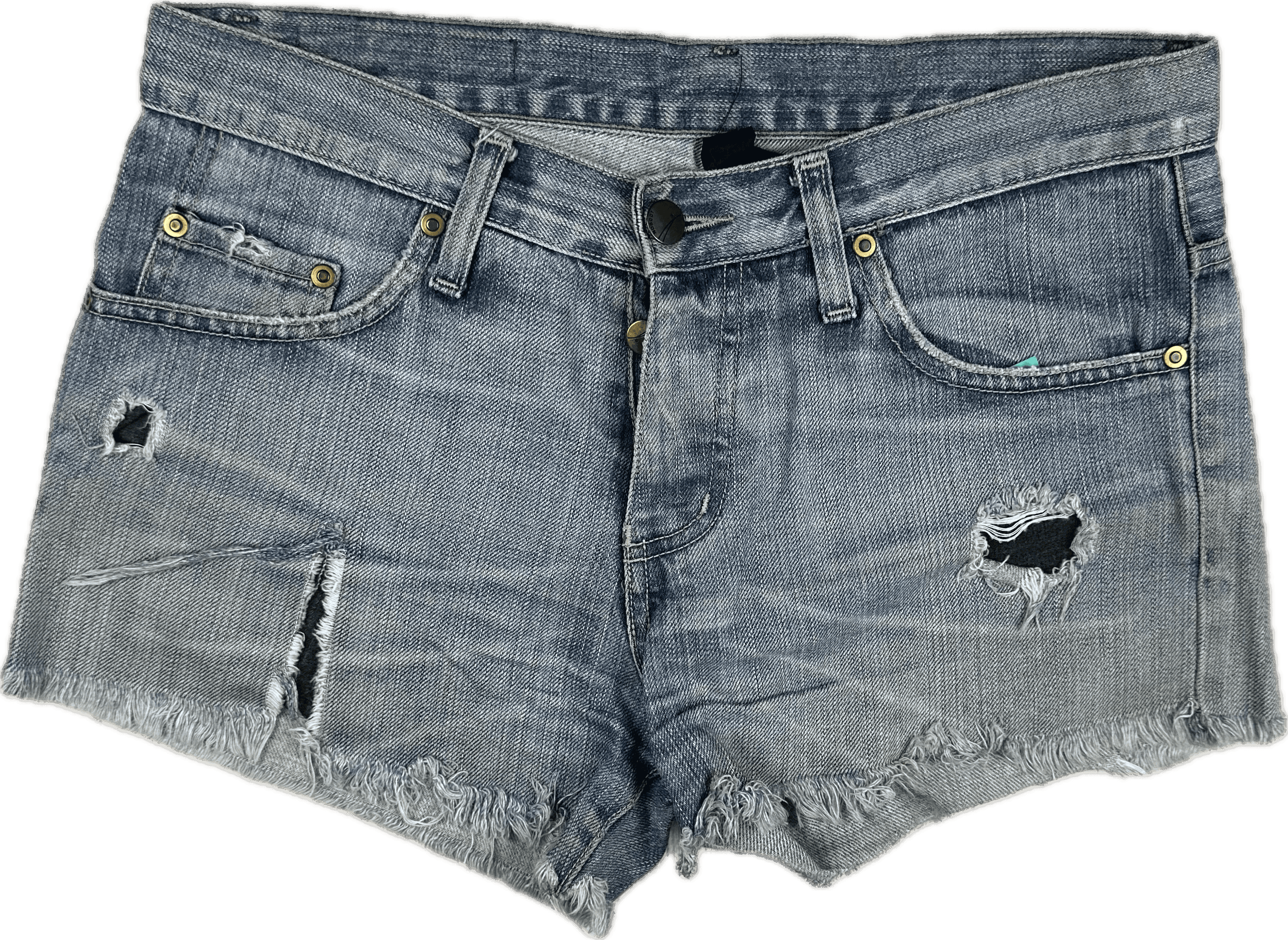 Nobody Distressed Denim Shorts - Size 26 or 8AU — photo 1 of 4