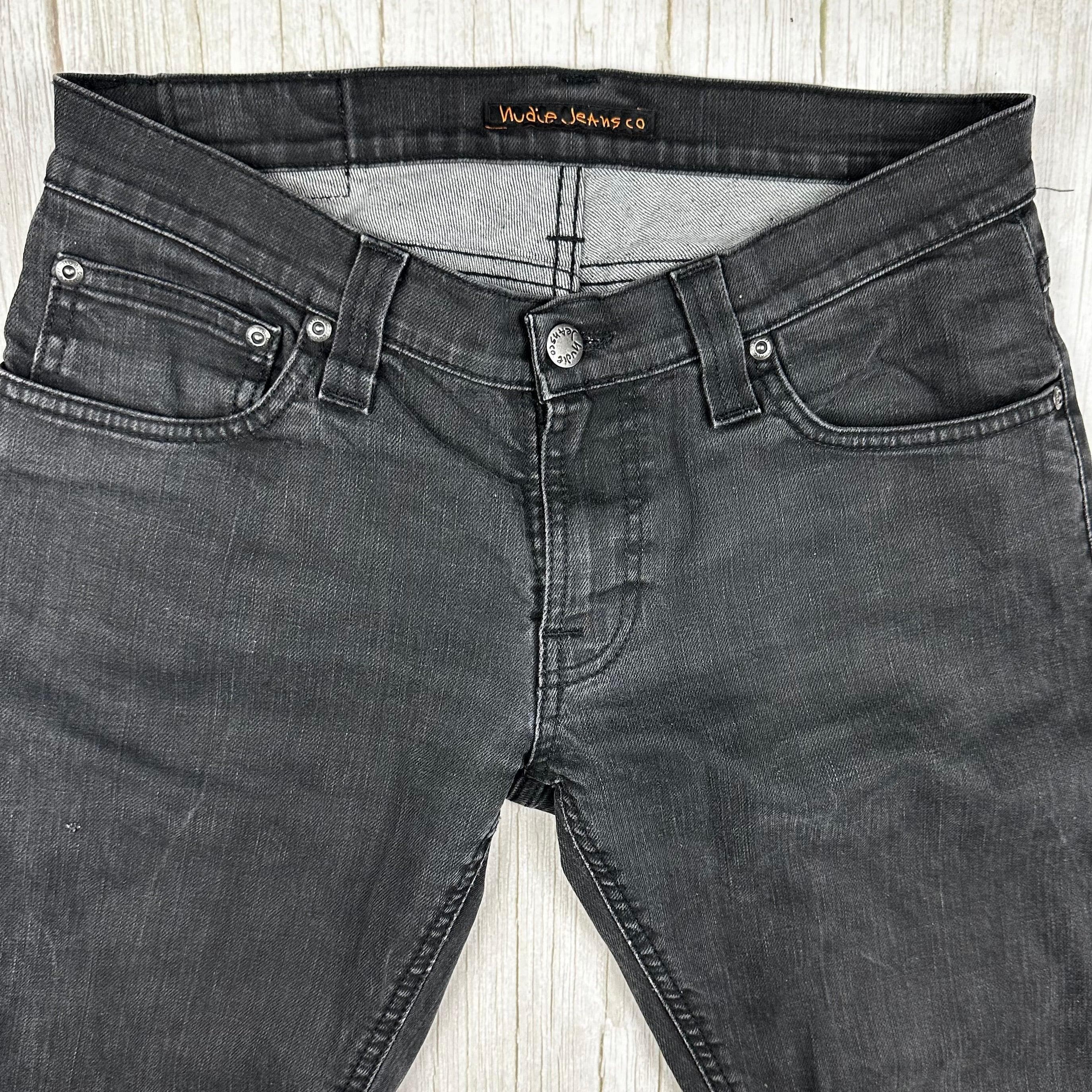 Nudie Jeans Co. Dry Black Organic Cotton Jeans - Size 30 Crop — photo 3 of 6