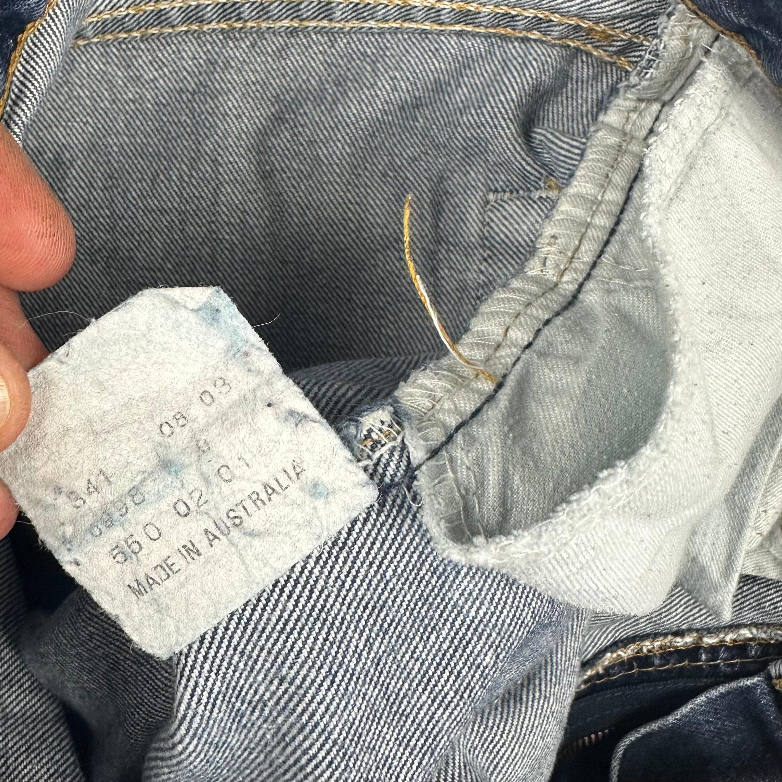 Vintage 90's Aussie Made Levi 550 Bootcut Jeans -Suit Size 7/8 — photo 3 of 7
