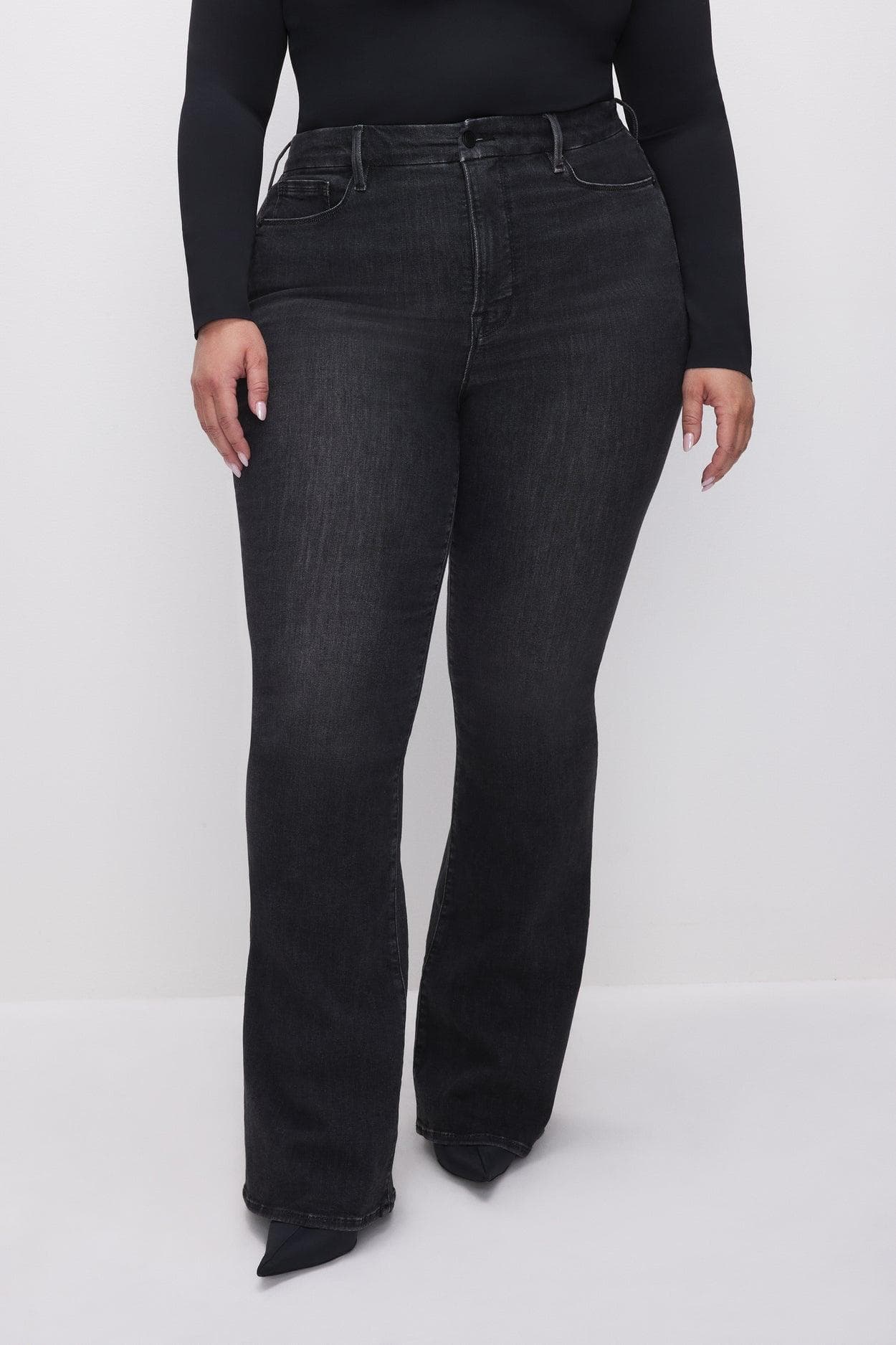 NWT- Good American 'Good Legs' Flare Jeans- Size +24 — photo 5 of 5