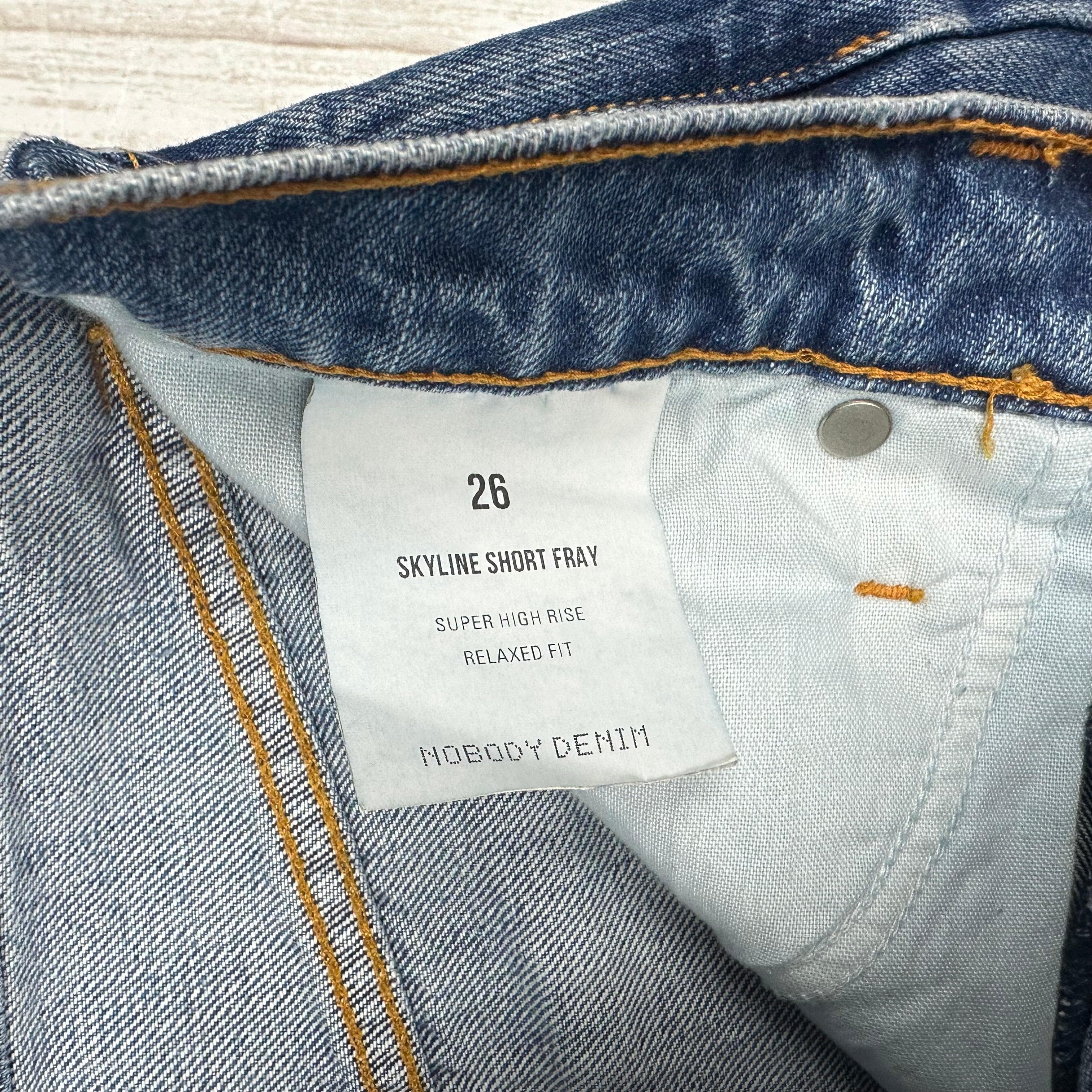 Nobody 'Skyline Short Fray' High Relaxed Shorts - Size 26 — photo 4 of 6