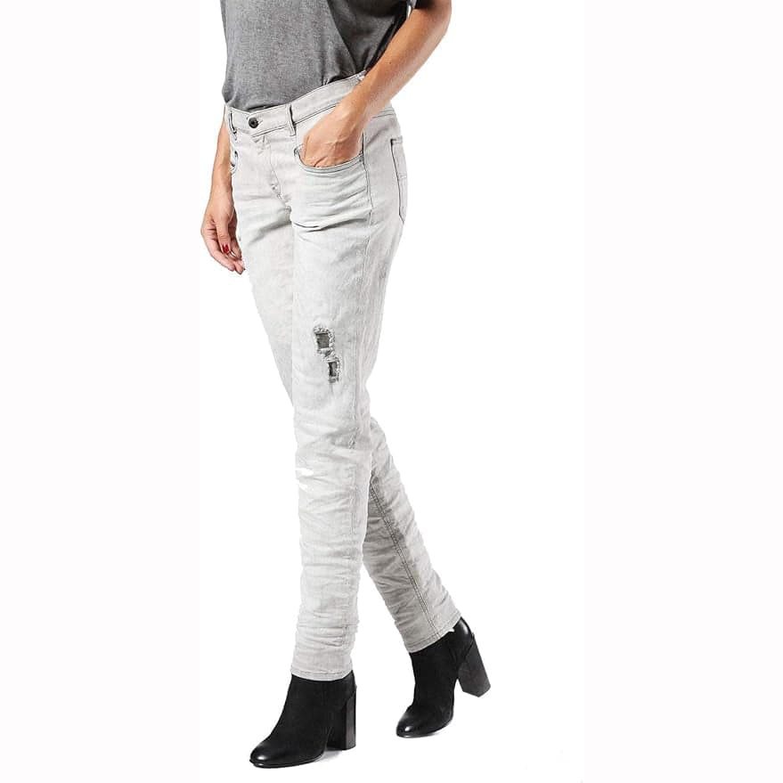 NWT - Diesel 'Belthy' Low Rise Slim Straight Grey Jeans Size - 26/32 — photo 4 of 6