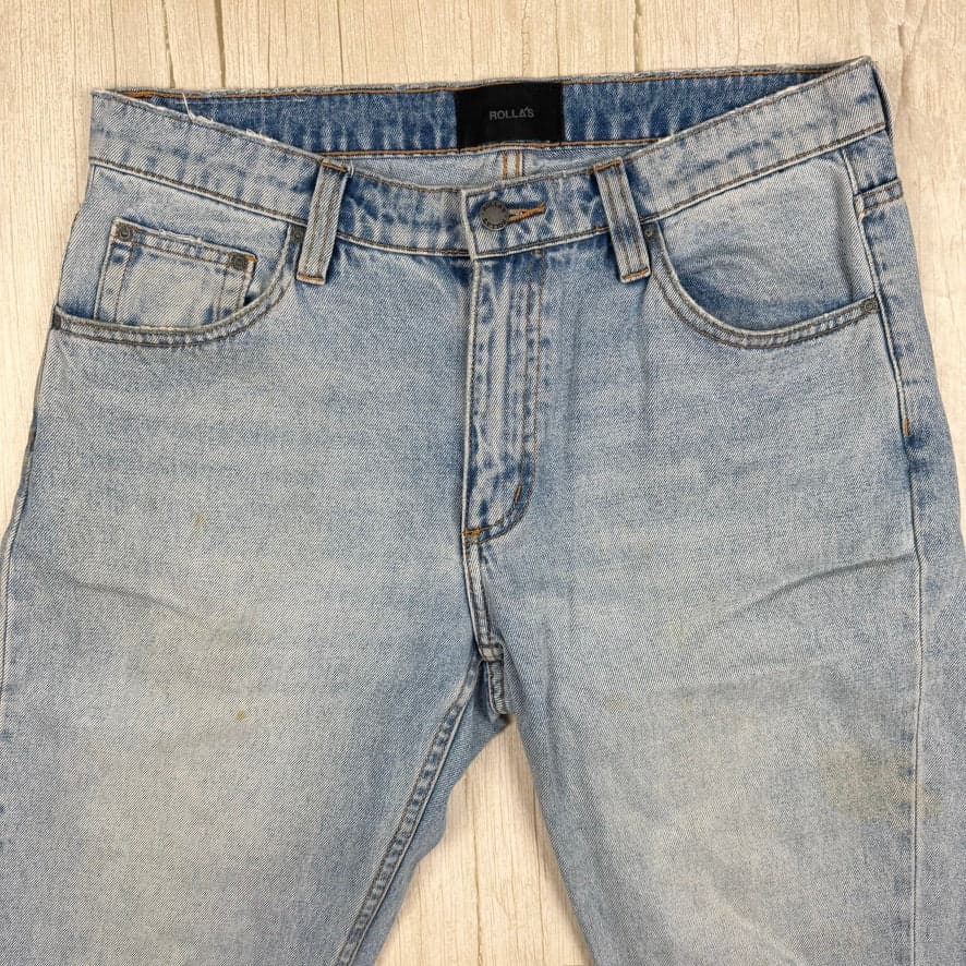 ROLLAS Mens 'Relaxo' Loose Fit Crop Jeans - Size 31" — photo 4 of 7