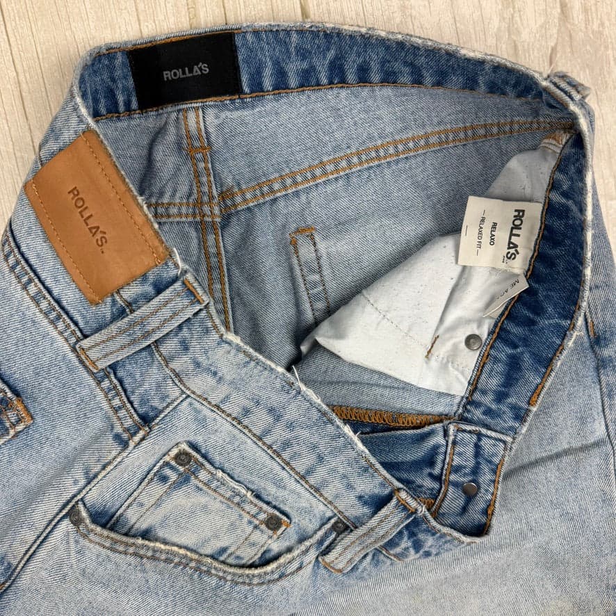 ROLLAS Mens 'Relaxo' Loose Fit Crop Jeans - Size 31" — photo 6 of 7