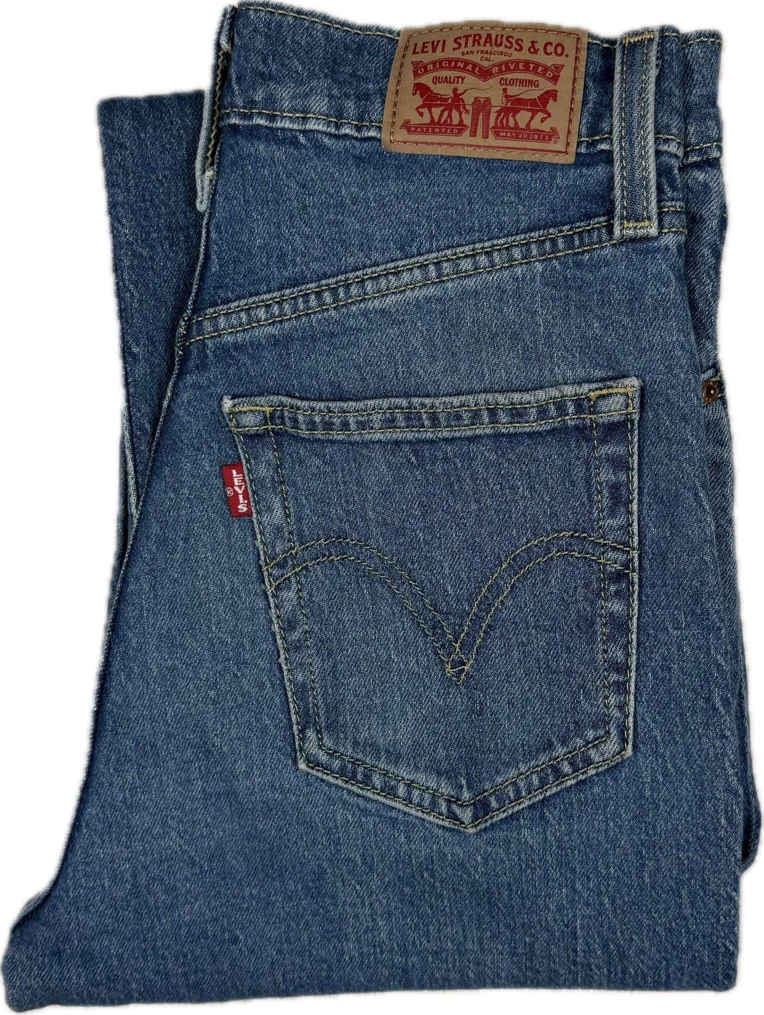 Levis Ladies High Slim Straight Ankle Jeans- Size 26 — photo 3 of 6