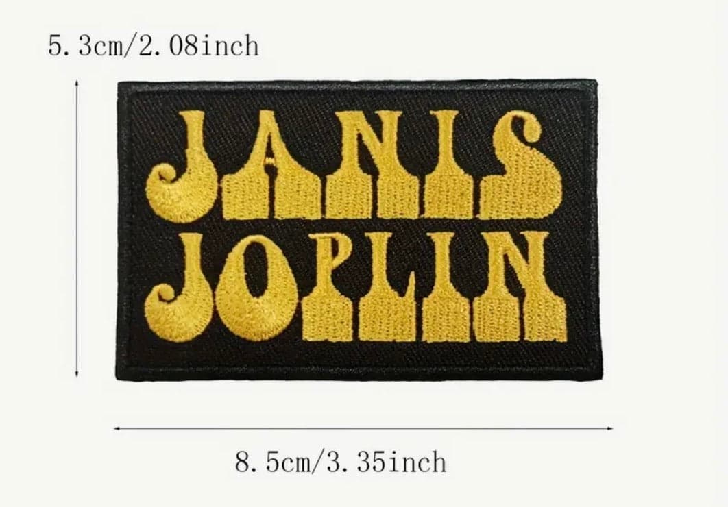 Janis Joplin- Embroidered Patch — photo 2 of 2