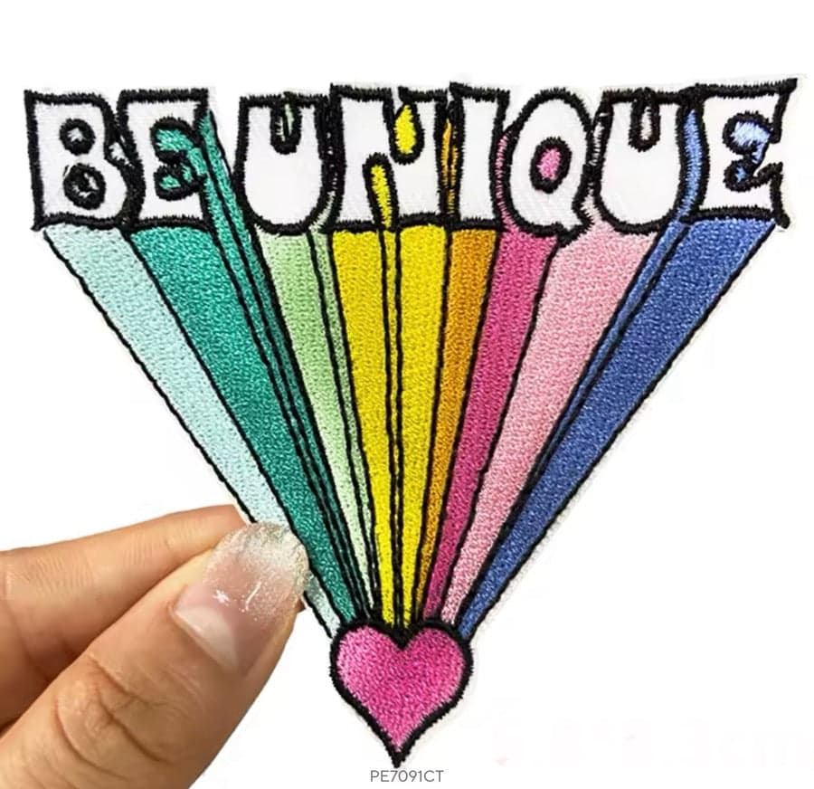 Be Unique - Embroidered Iron On Patch — photo 1 of 2