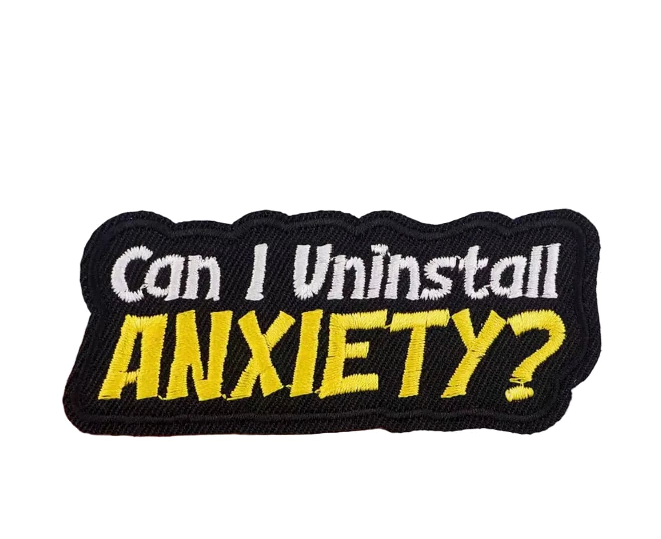 Uninstall Anxiety- Embroidered Patch — photo 2 of 4