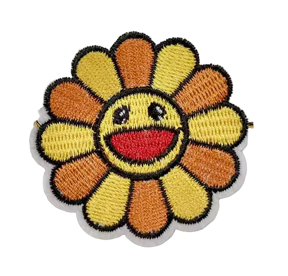 Murakami Style Flower Embroidered Patch — photo 1 of 2