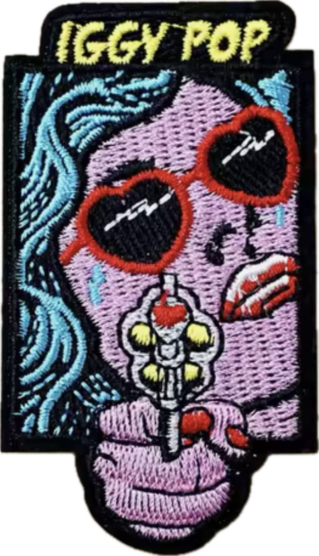 Iggy Pop - Embroidered Iron On Patch — photo 2 of 3