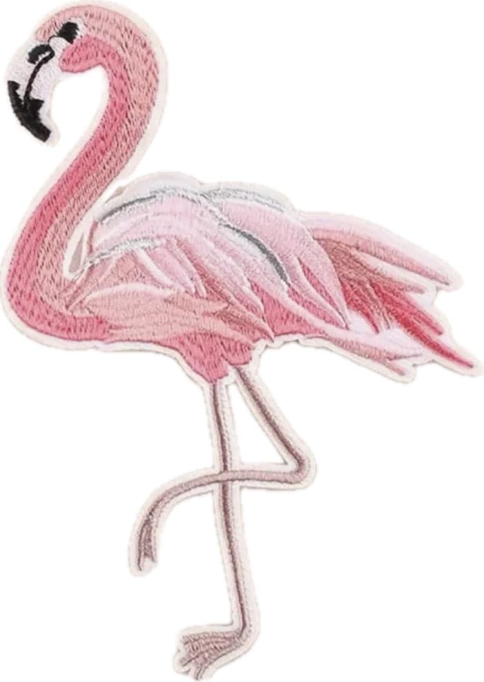 Flamingo XLarge- Embroidered Cloth Patch — photo 1 of 5