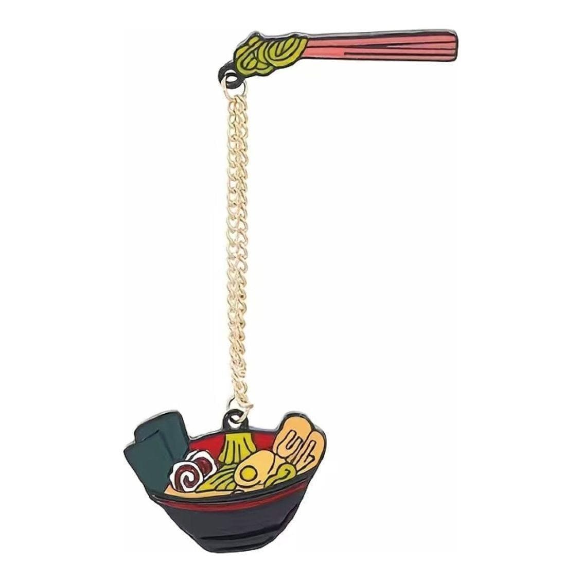 Pho and Chopsticks on Chain - Enamel Pin. — photo 1 of 3