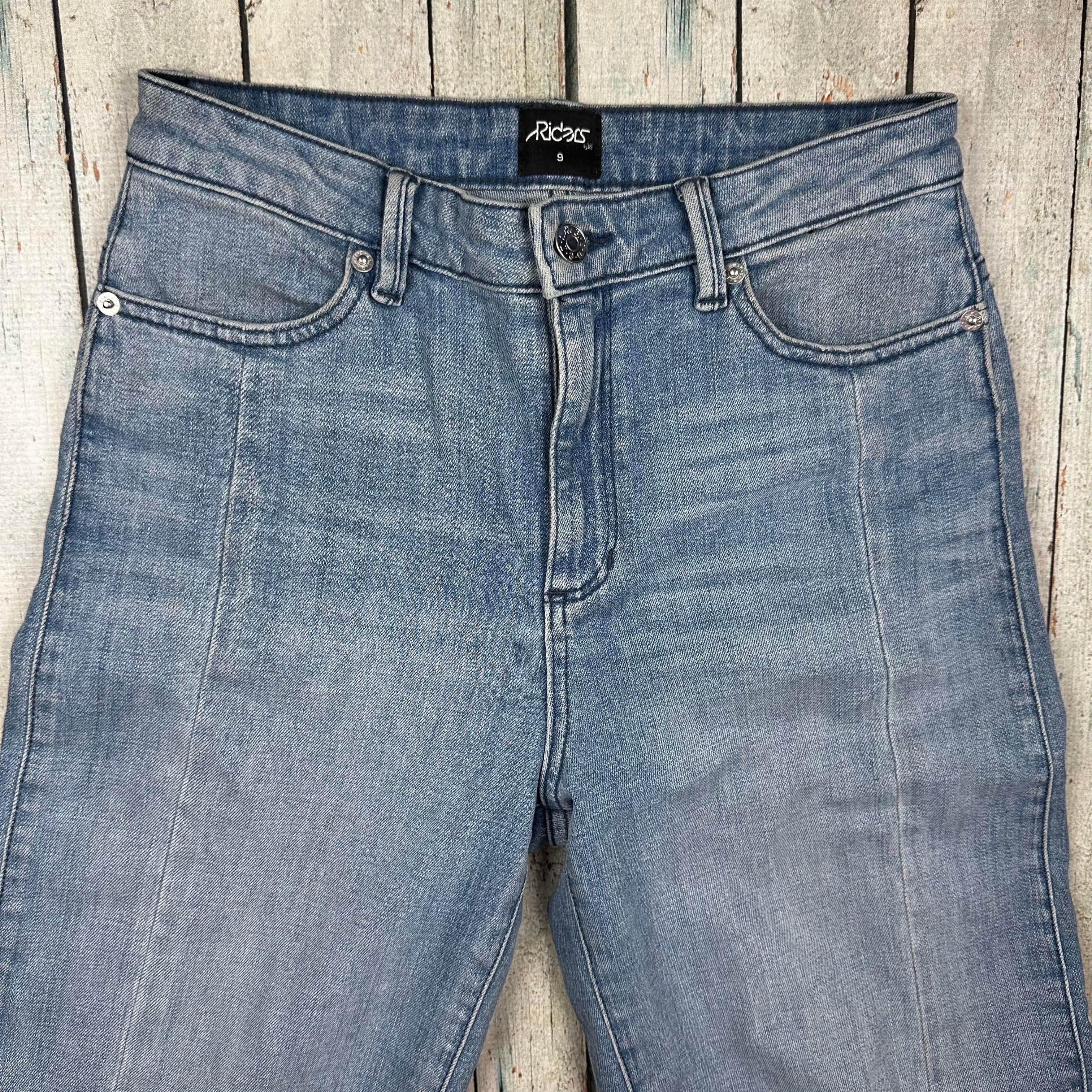 Lee Riders Light Wash Wide Leg Crop Jeans- Size 9 — photo 3 of 5
