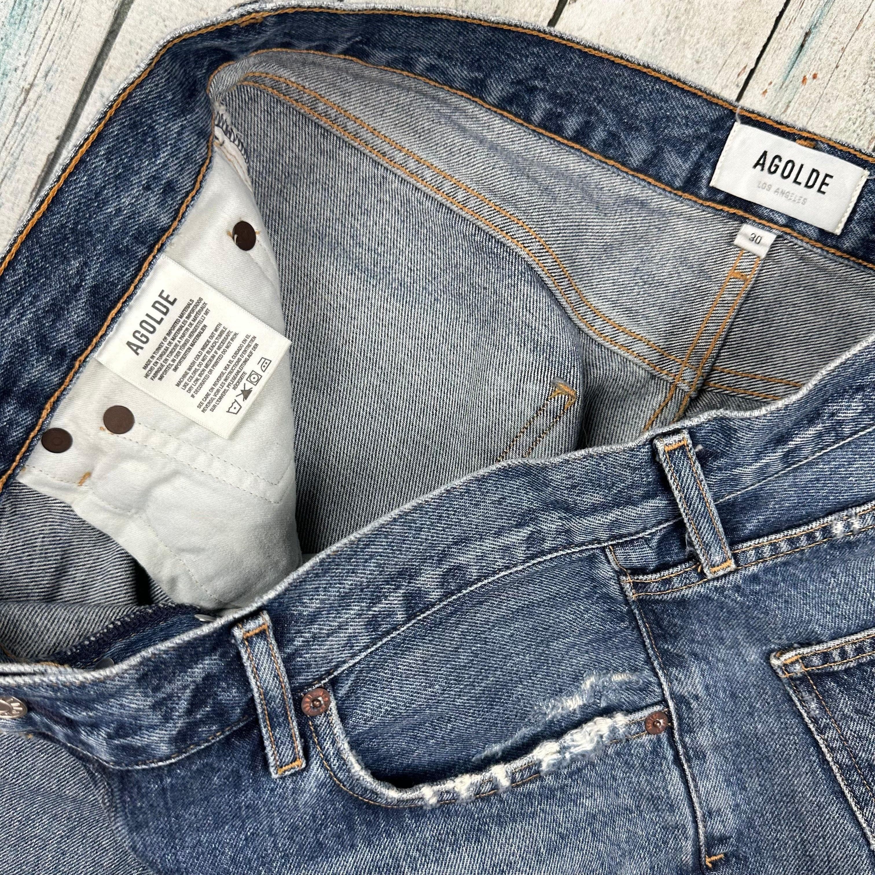 AGOLDE 'Rumi' Boyfriend Denim Shorts- Size 30 — photo 4 of 6