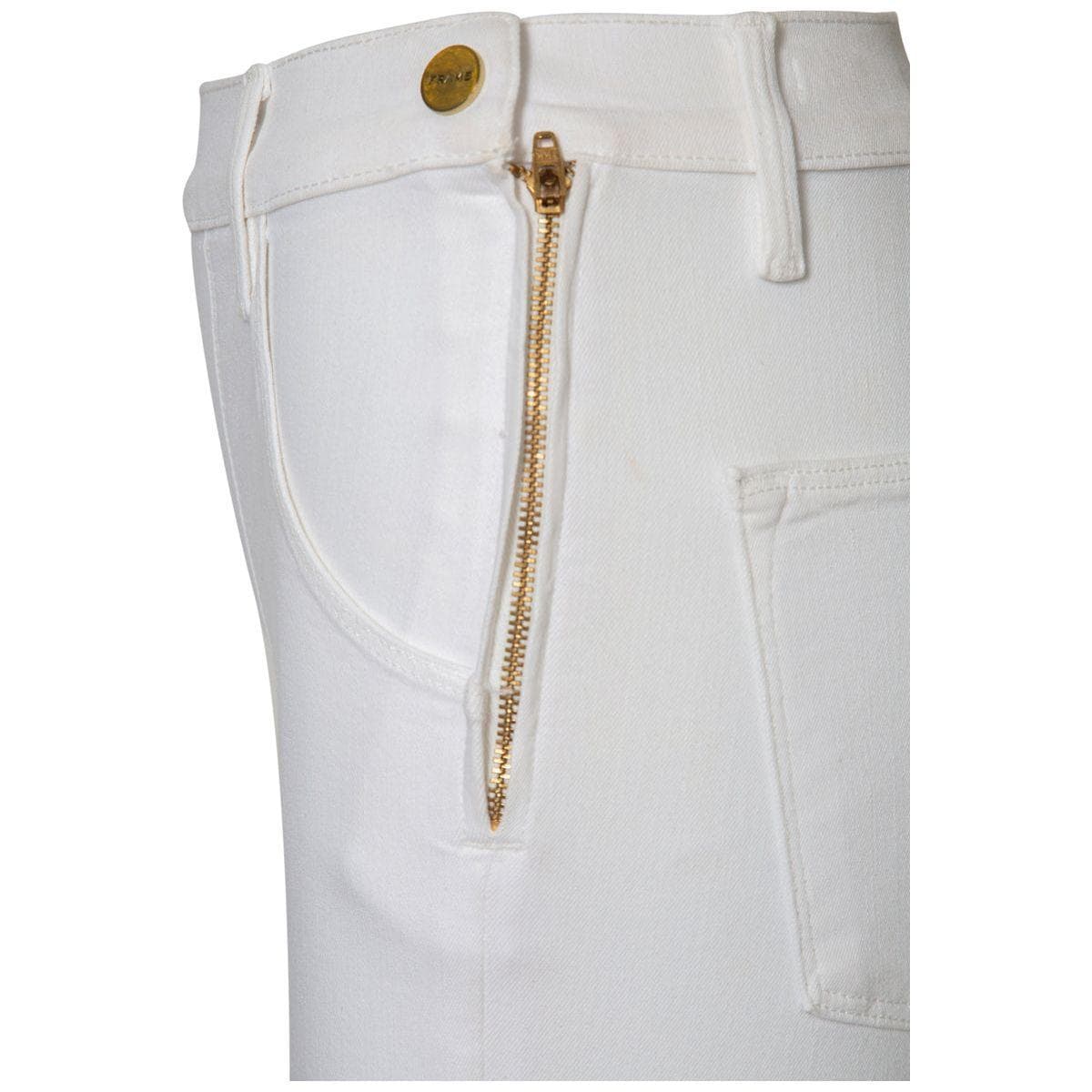 NWT- Frame Denim 'Le Flare de Francoise' White Jeans RRP $455 -Size 28 — photo 2 of 4