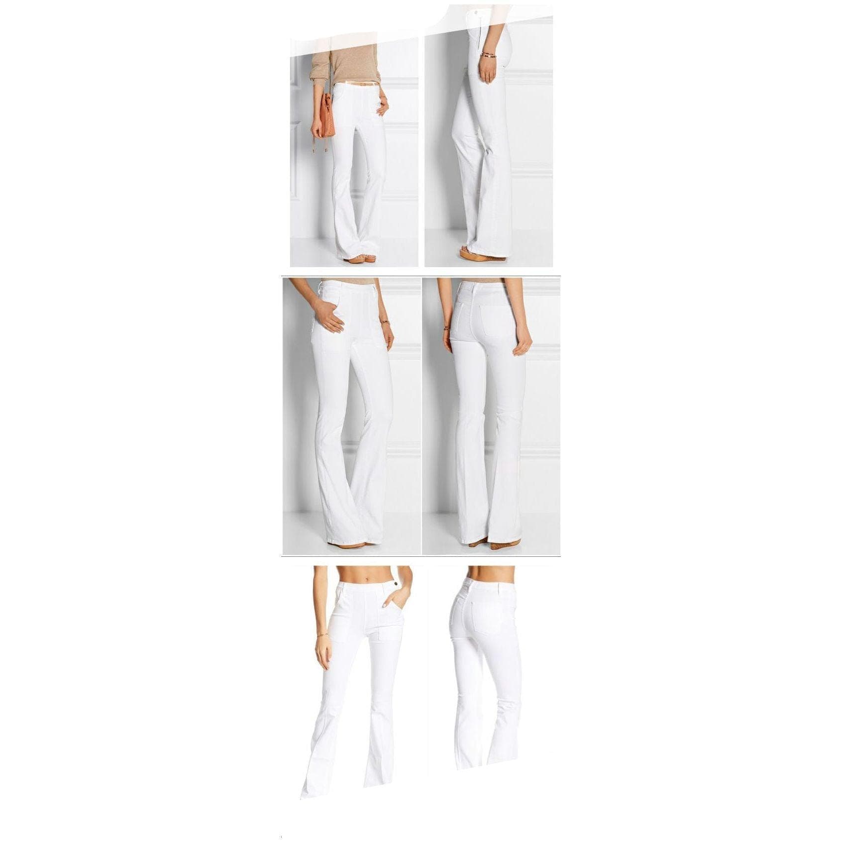 NWT- Frame Denim 'Le Flare de Francoise' White Jeans RRP $455 -Size 28 — photo 4 of 4
