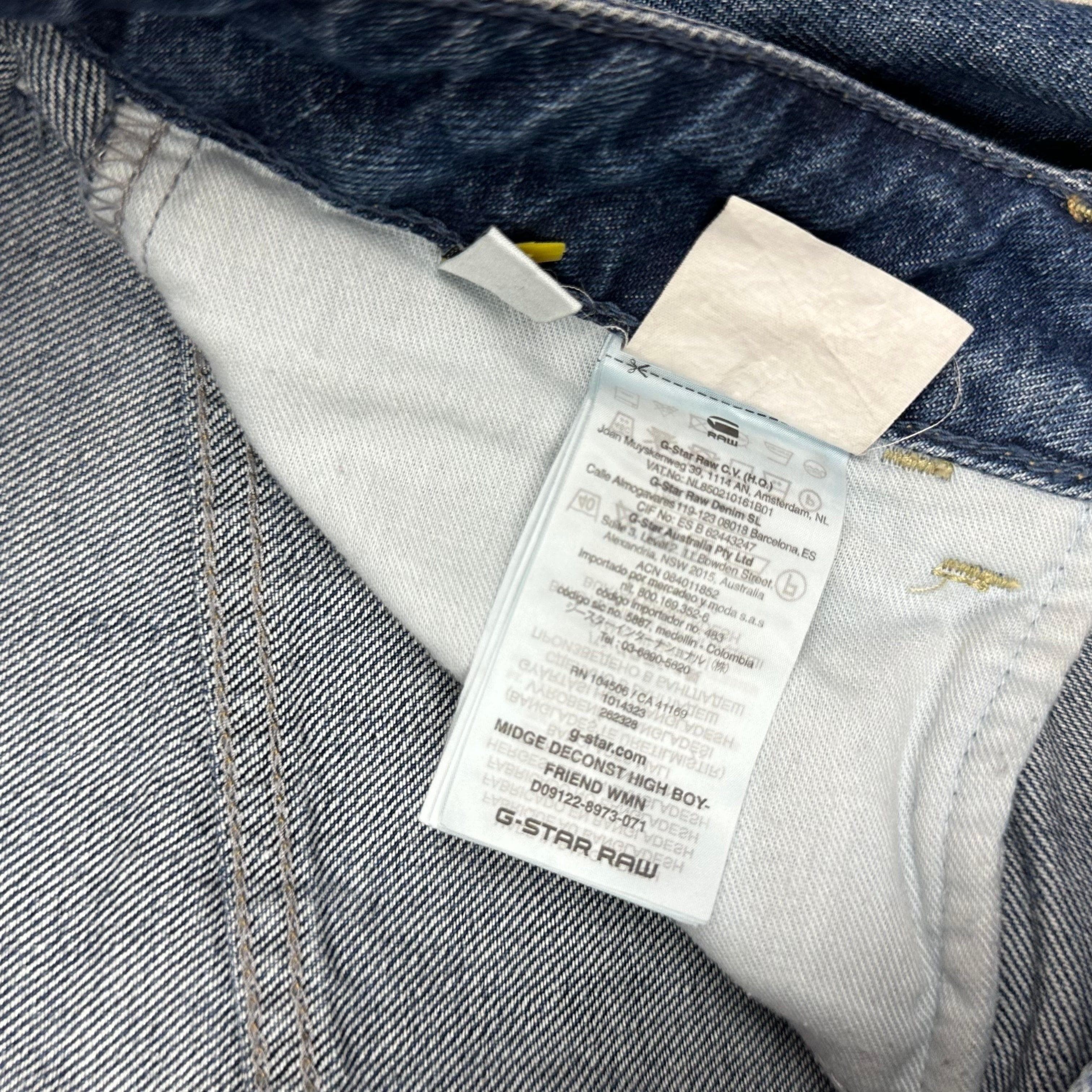 G-Star RAW Womens 'Midge Deconstructed High Boyfriend' Jeans -Size 27/32 — photo 5 of 7