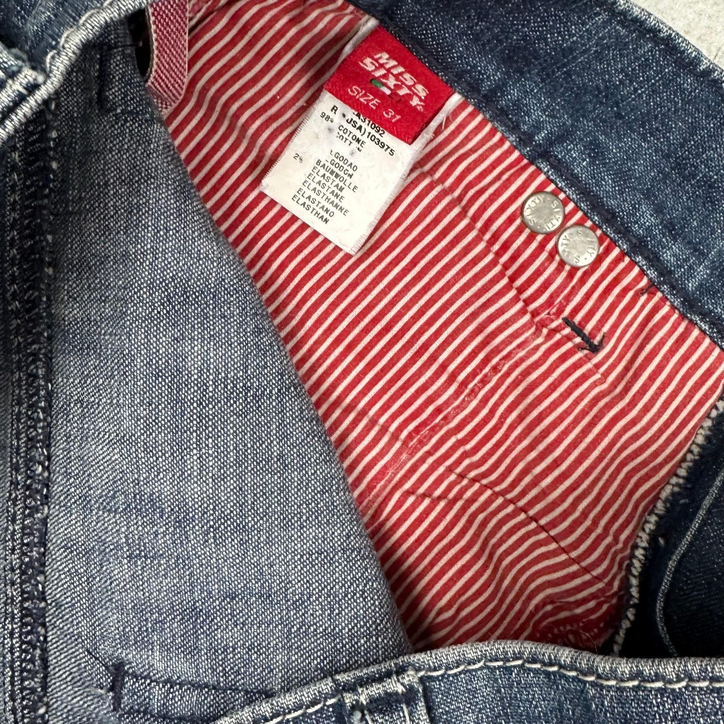 Miss Sixty 'Kate' Low Rise Split Hem Crop Jeans -Size 31 — photo 5 of 6