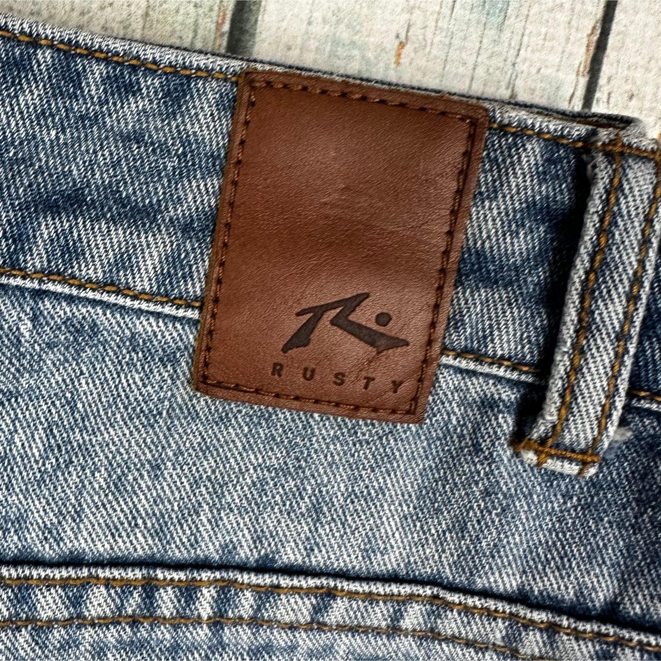 Rusty Distressed Boyfriend Cut Jeans- Size 29 — photo 6 of 7