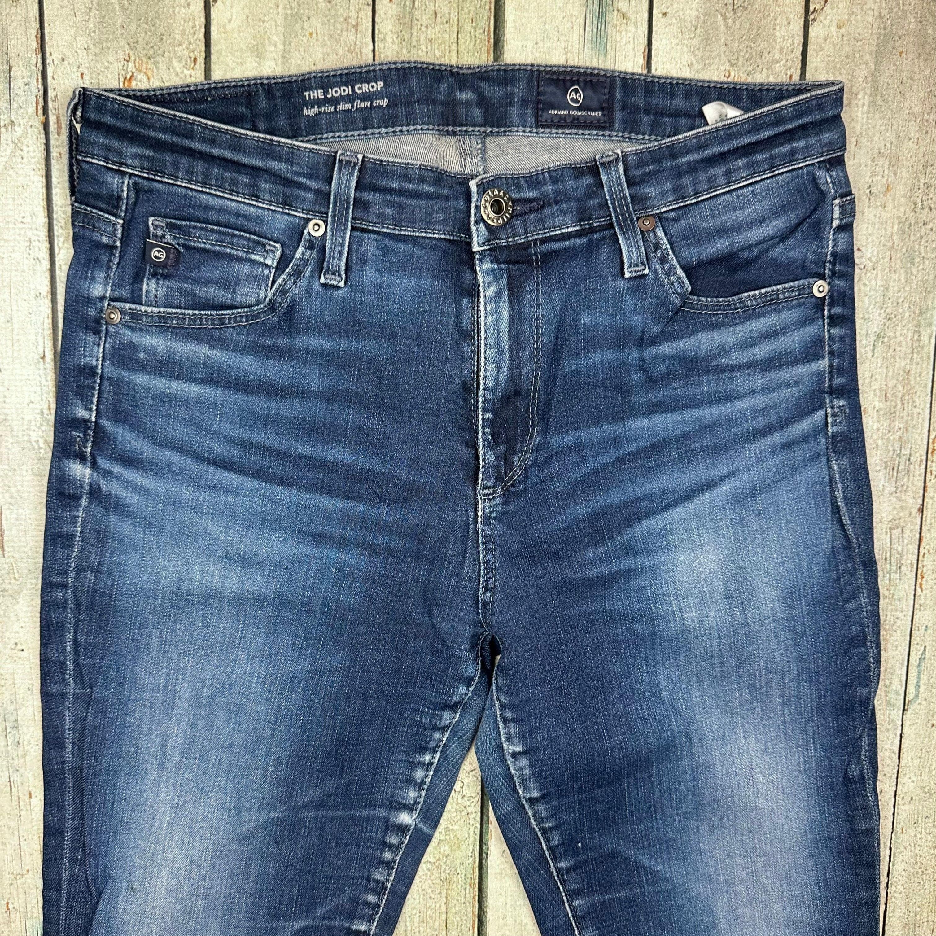 AG Adriano Goldschmied 'The Jodi Crop' Flare Crop Jeans- Size 27 — photo 3 of 8