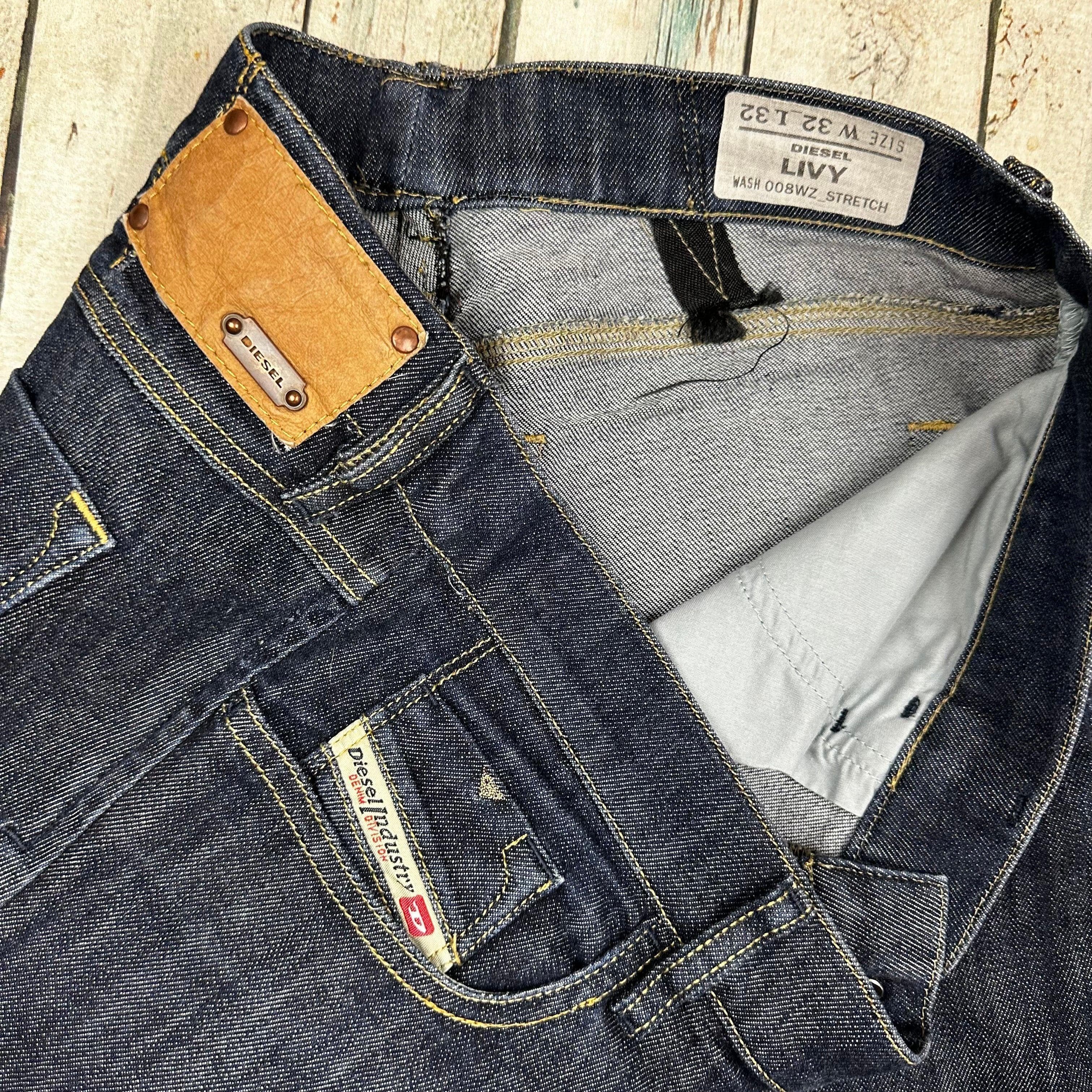 Diesel 'Livy' Dark Wash Slim Straight Jeans Size - 32S — photo 4 of 7