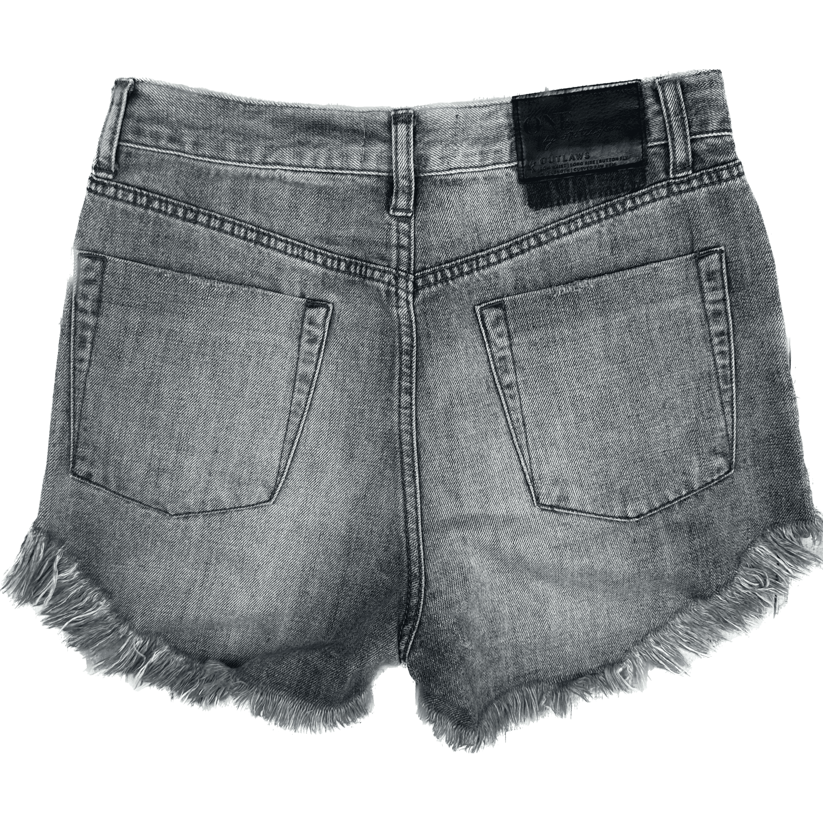 One X One Teaspoon Distressed Denim Shorts - Size 24 — photo 2 of 5