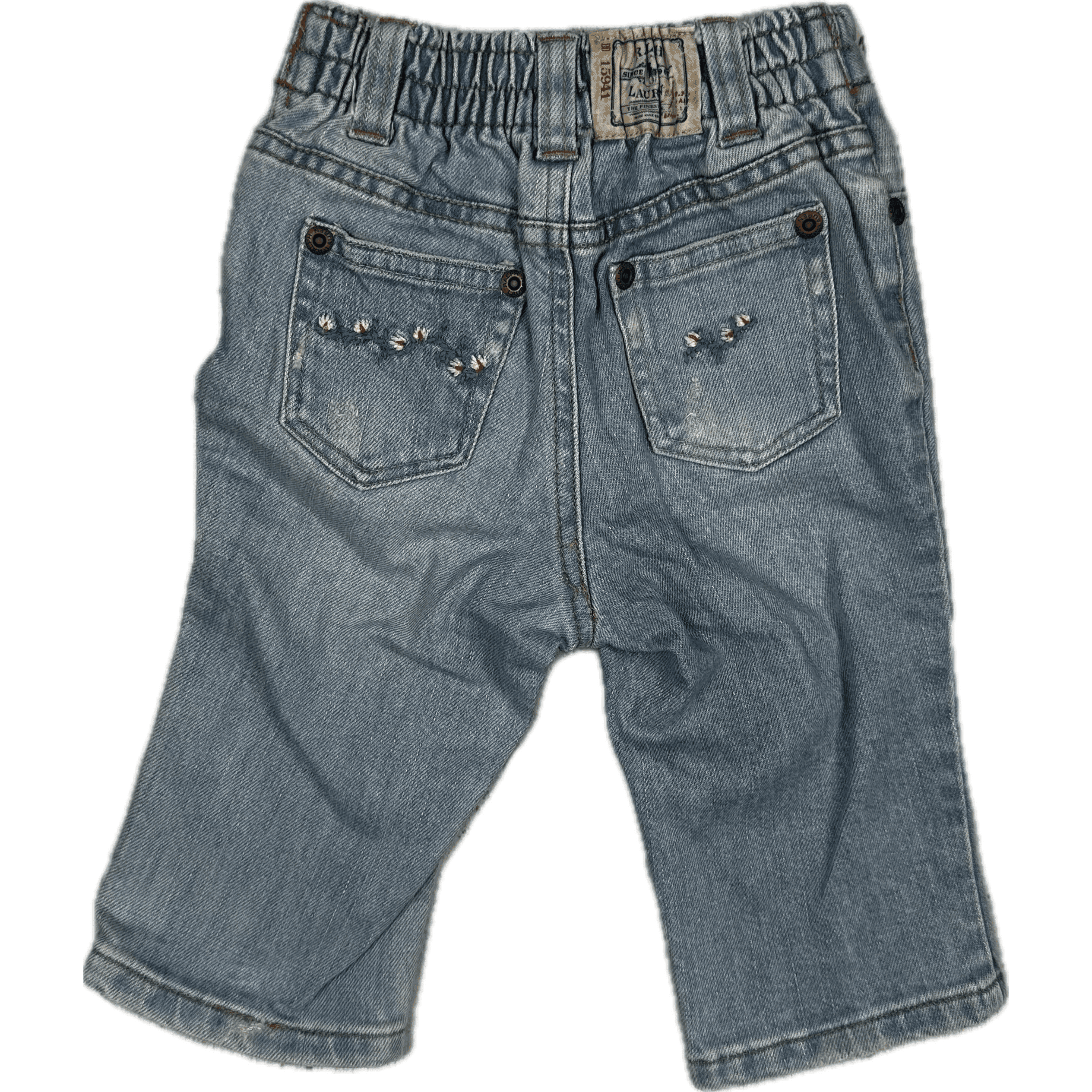 Ralph Lauren Embroidered Denim Baby Jeans - Size 9M — photo 1 of 6