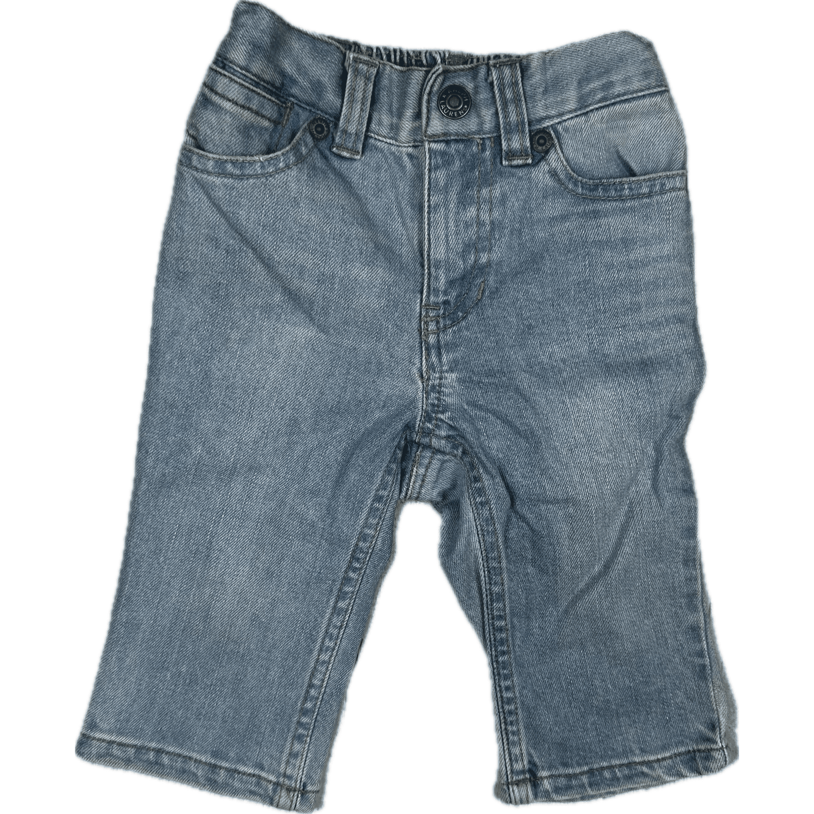 Ralph Lauren Embroidered Denim Baby Jeans - Size 9M — photo 2 of 6