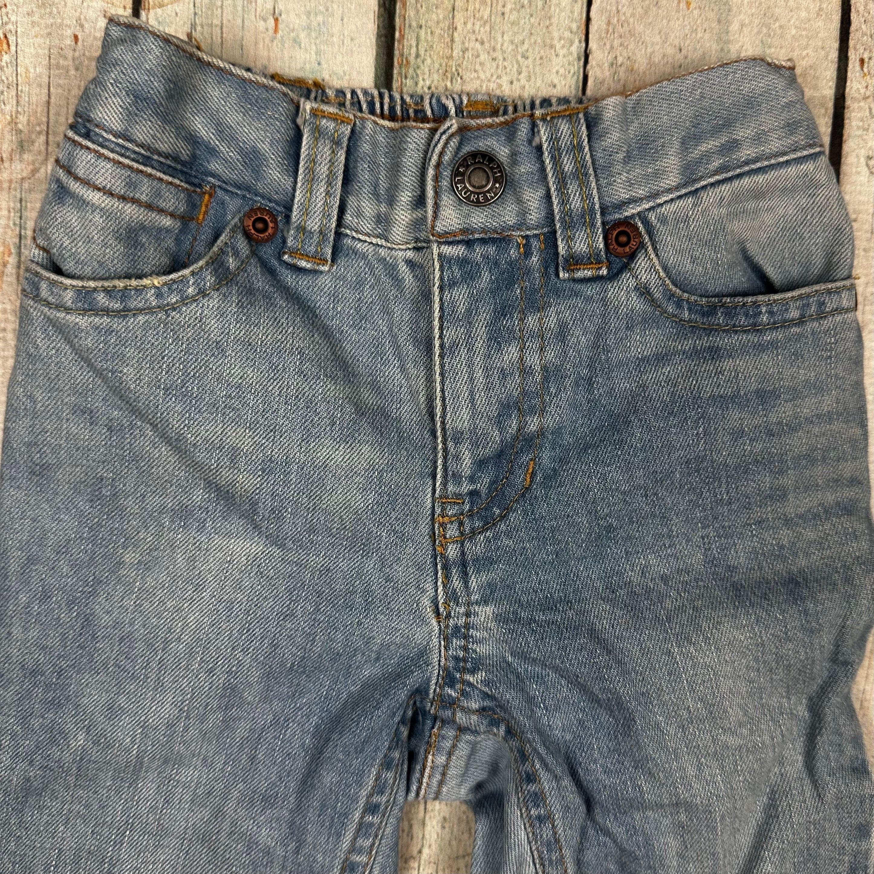 Ralph Lauren Embroidered Denim Baby Jeans - Size 9M — photo 5 of 6