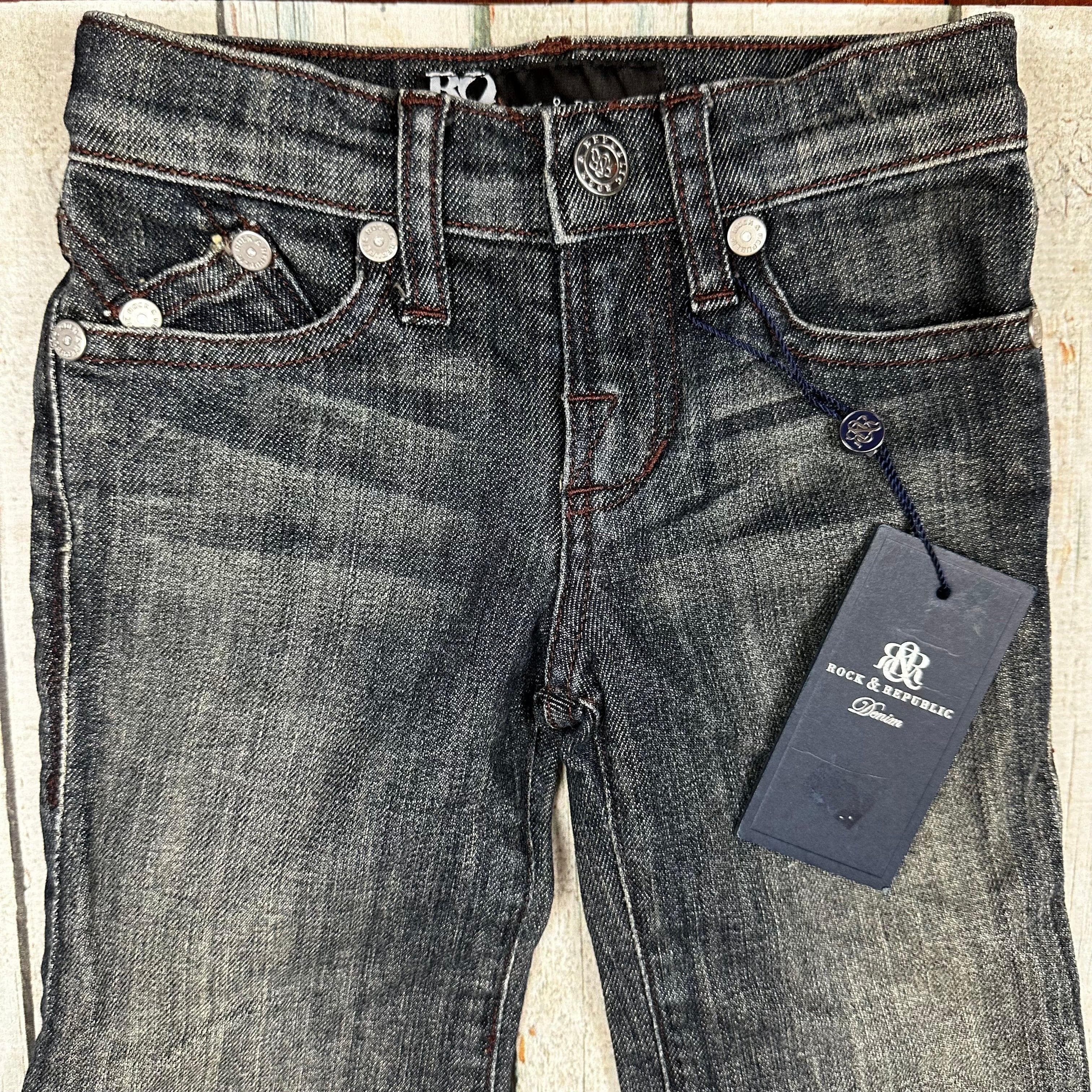 NWT- Rock & Republic Kids 'Bernie' Bootcut Jeans Size- 3T — photo 4 of 7