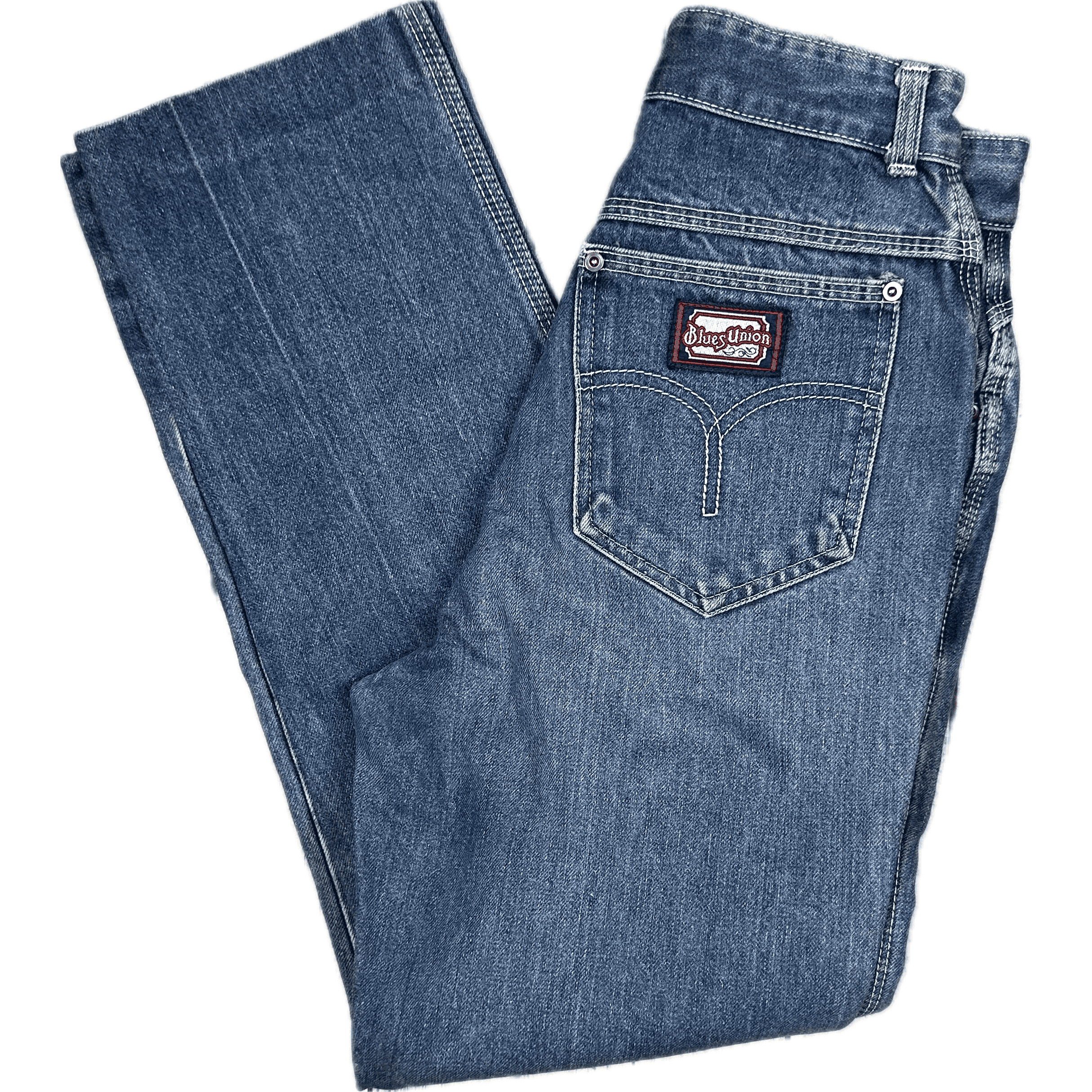 Blues Union Genuine 80's Australian Made Denim Jeans - Suit Size 7/8 — photo 1 of 7