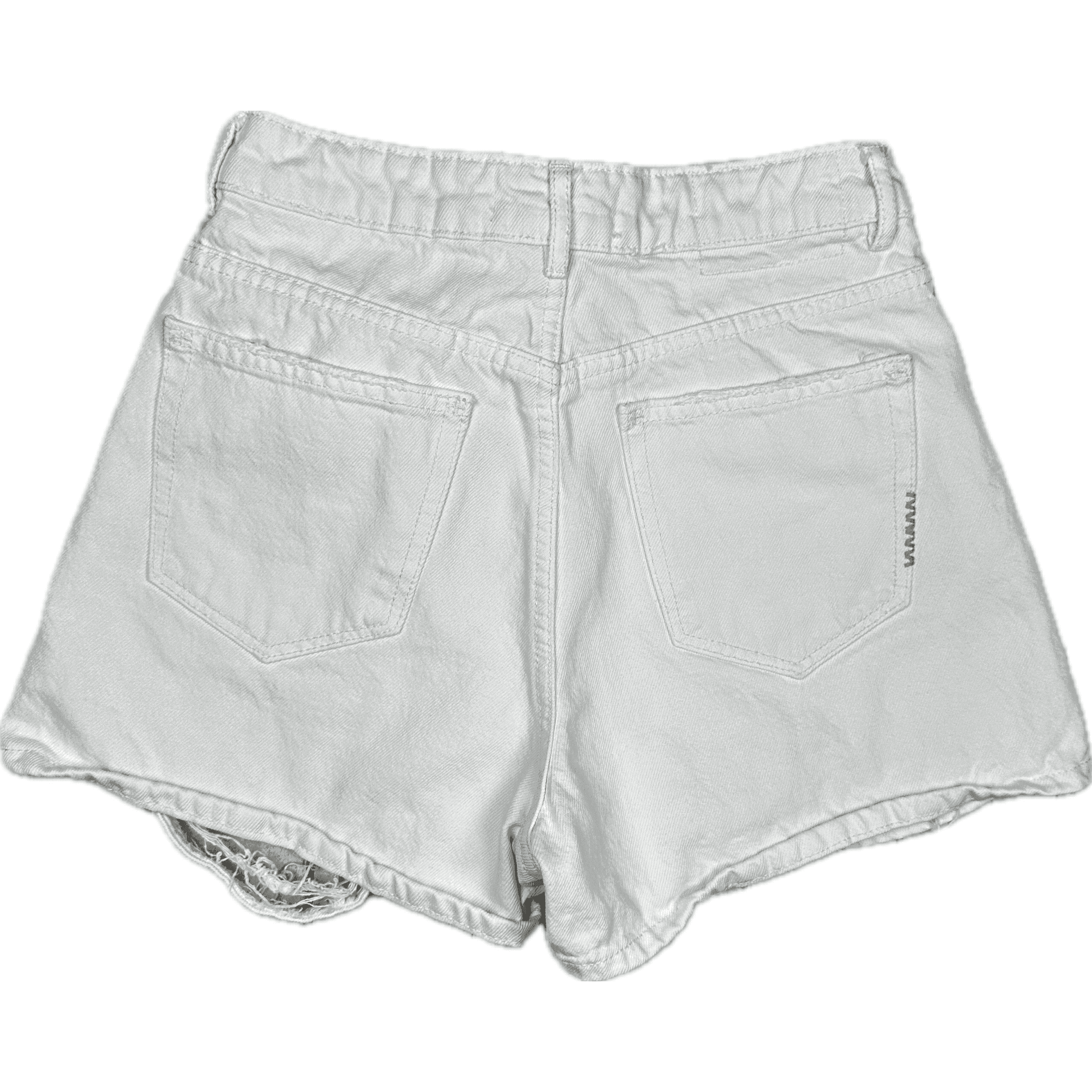 NEUW Ladies High Rise White Denim Shorts - Size 25" or 7AU — photo 2 of 4
