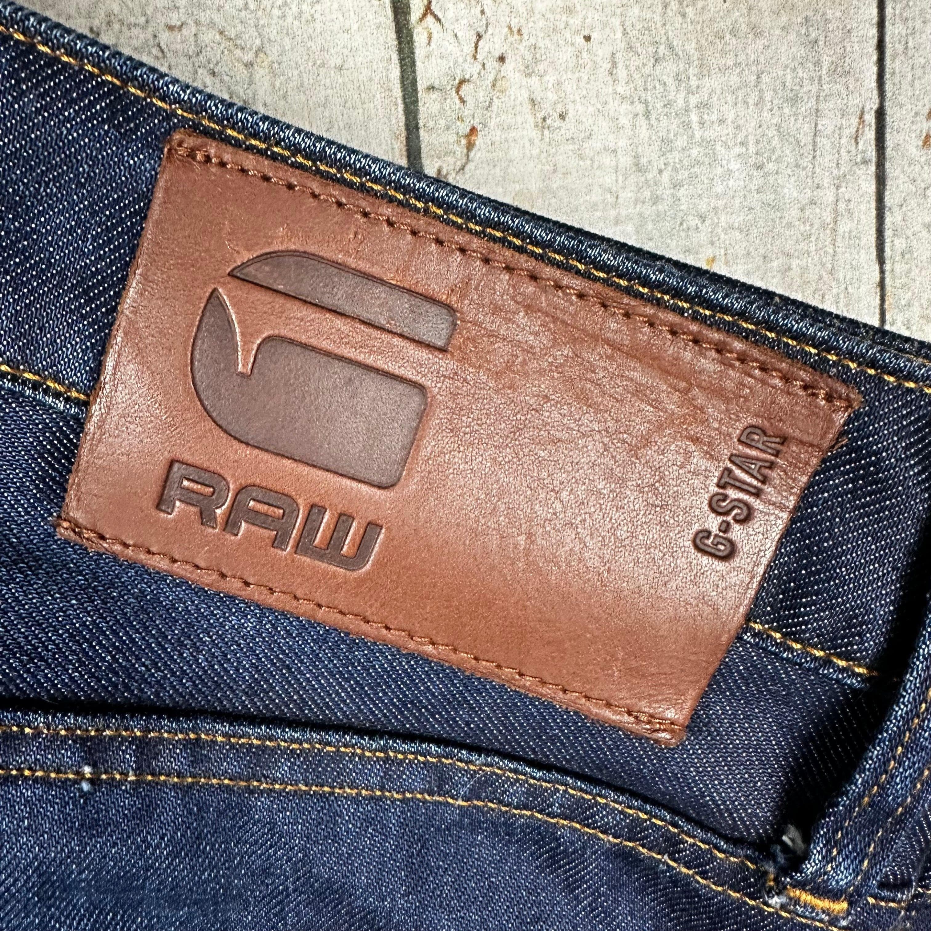 G Star '3301 Straight' Mens Dark Denim Jeans -Size 30S — photo 4 of 8
