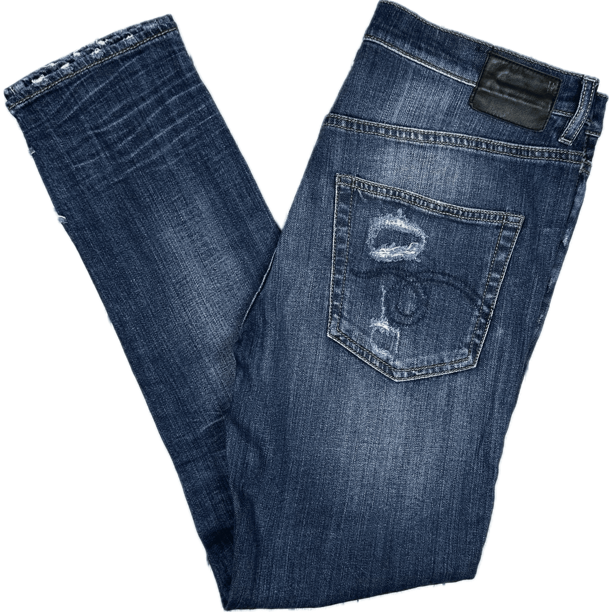 R13 Made in Italy 'Slouch Skinny' Distressed Jeans- Size 30 — photo 4 of 10