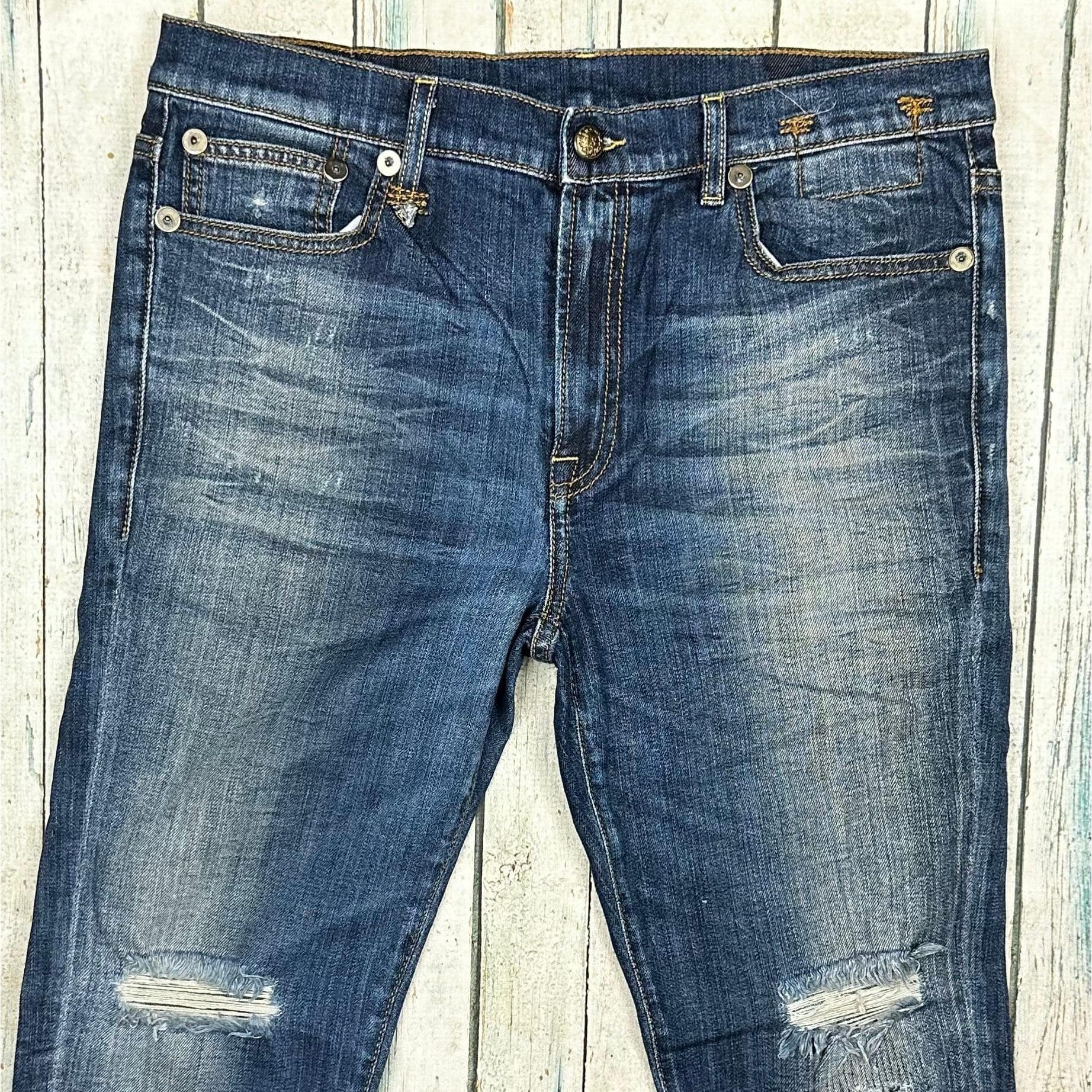 R13 Made in Italy 'Slouch Skinny' Distressed Jeans- Size 30 — photo 6 of 10