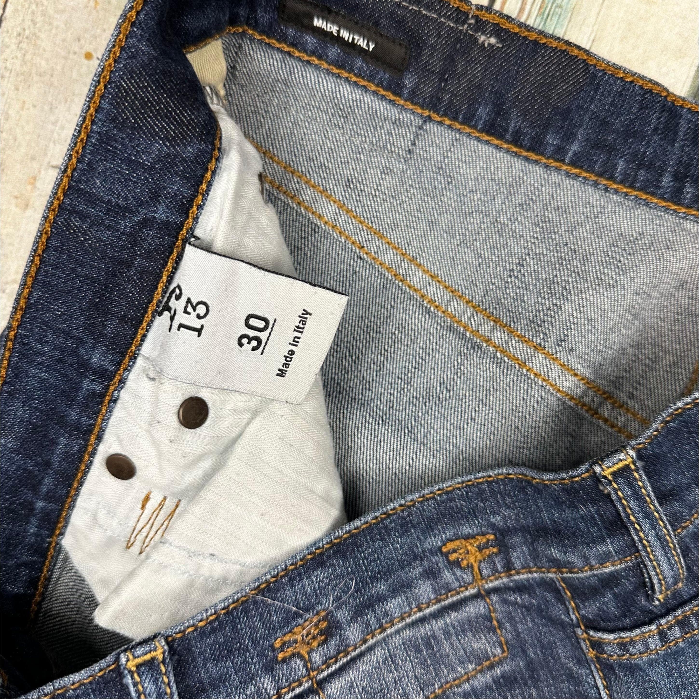 R13 Made in Italy 'Slouch Skinny' Distressed Jeans- Size 30 — photo 7 of 10