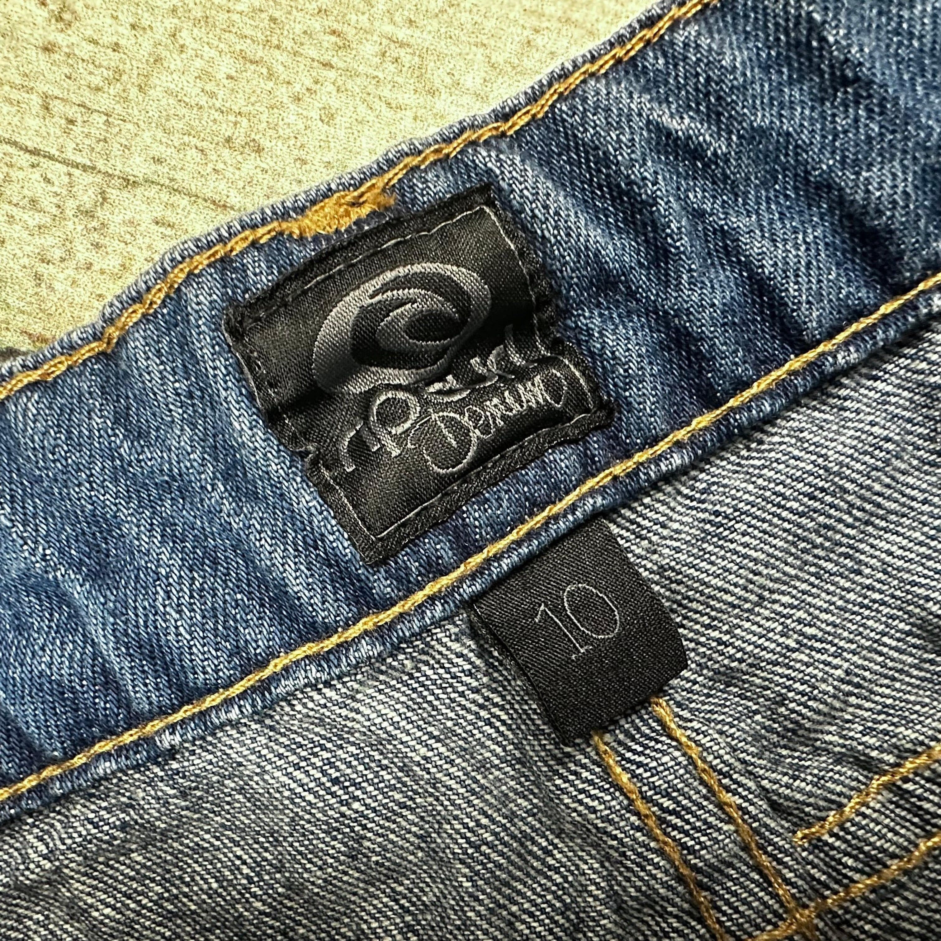 Rip Curl Girls Raw Hem Stretch Denim Shorts - Size 10Y — photo 3 of 5