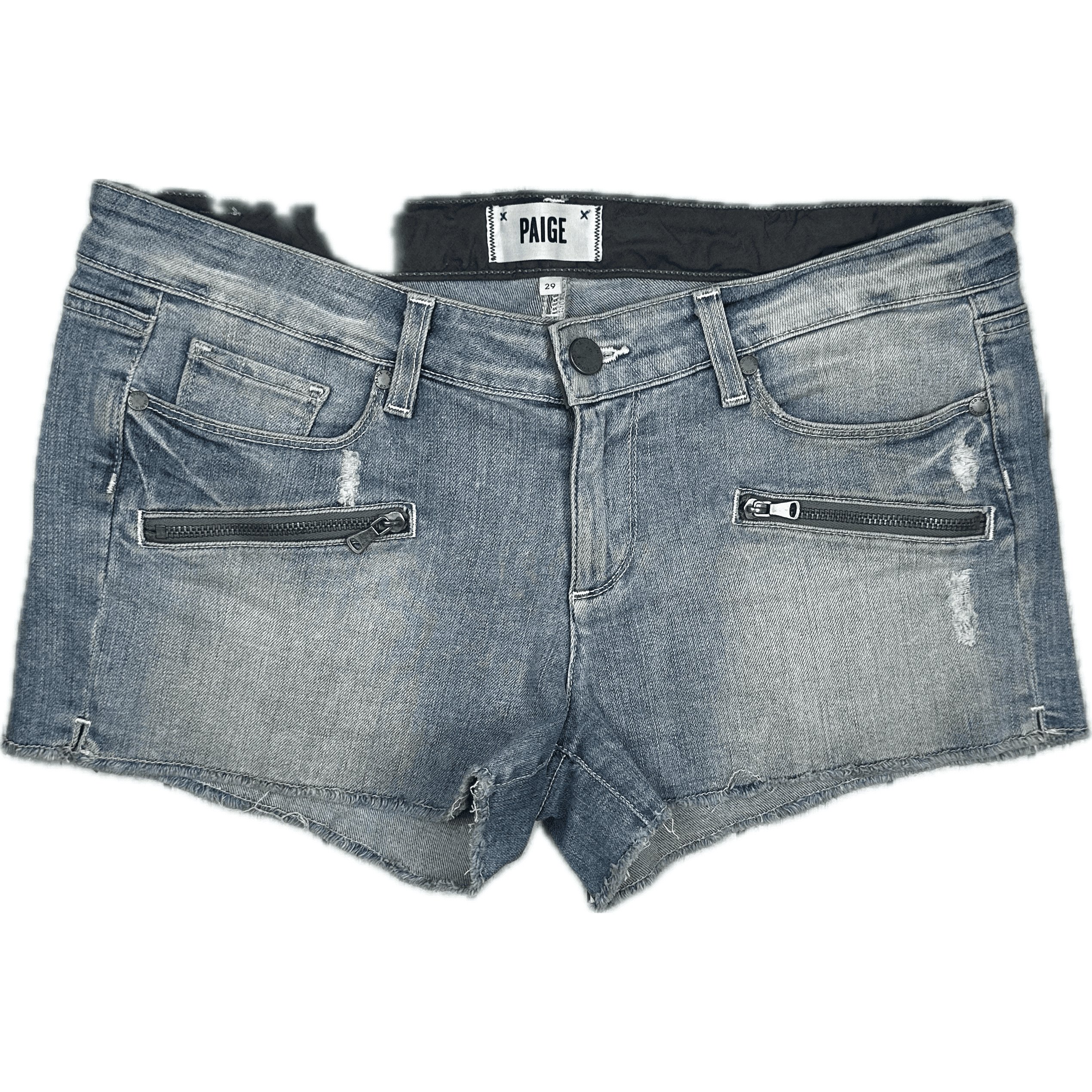 Paige Denim Ladies Shorts with Zips- Size 29 — photo 2 of 6