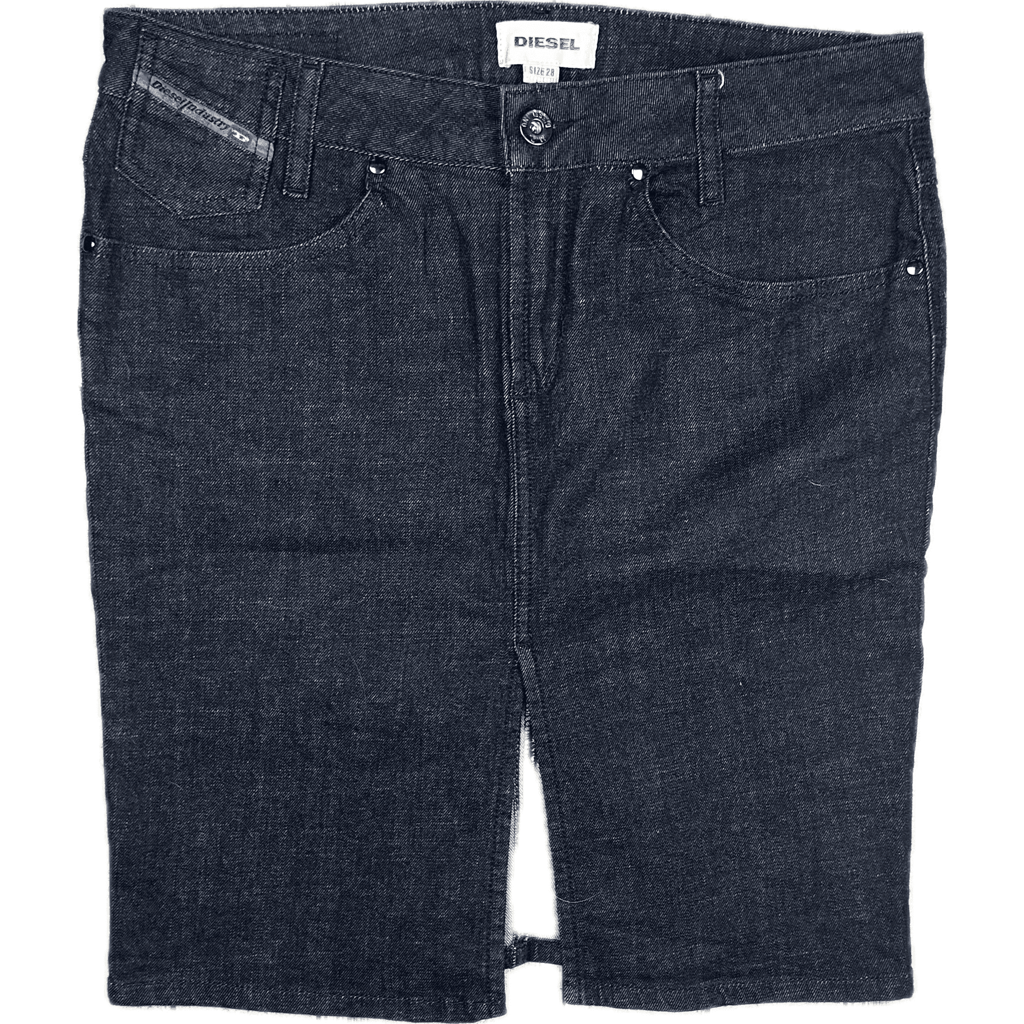 Diesel Italy Stretch Dark Denim Skirt - Size 28 — photo 1 of 4