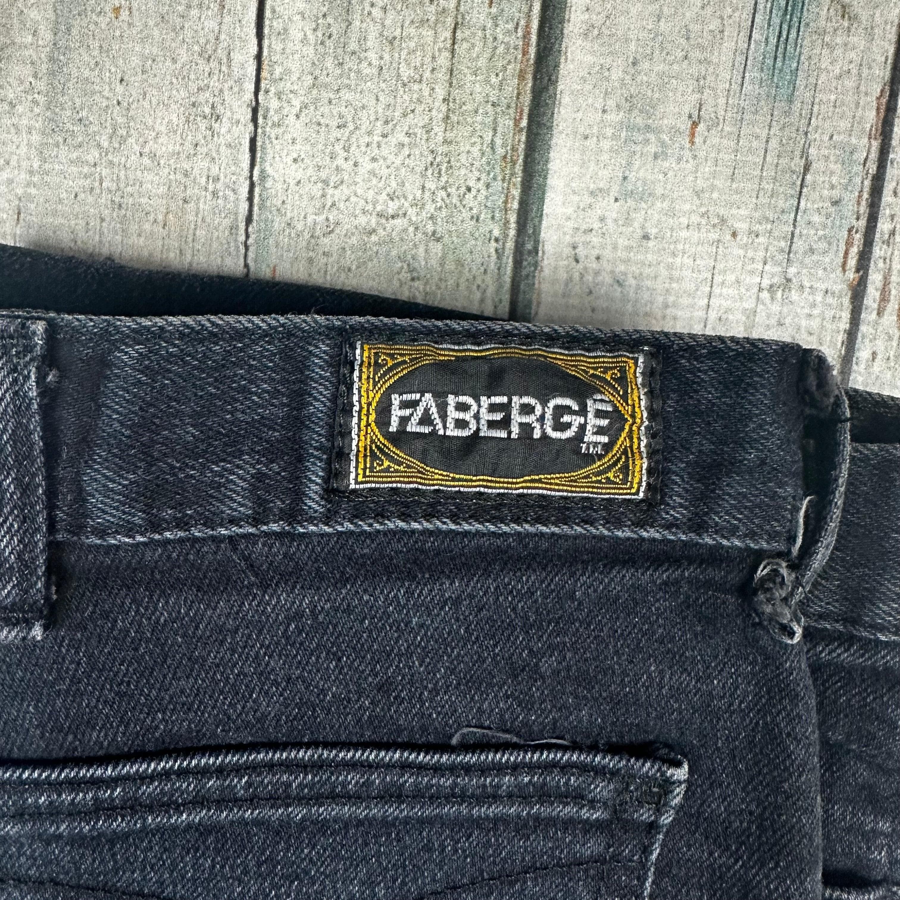Fabergé 1980's High Waist Slim Ladies Jeans - Suit Size 12 — photo 5 of 6