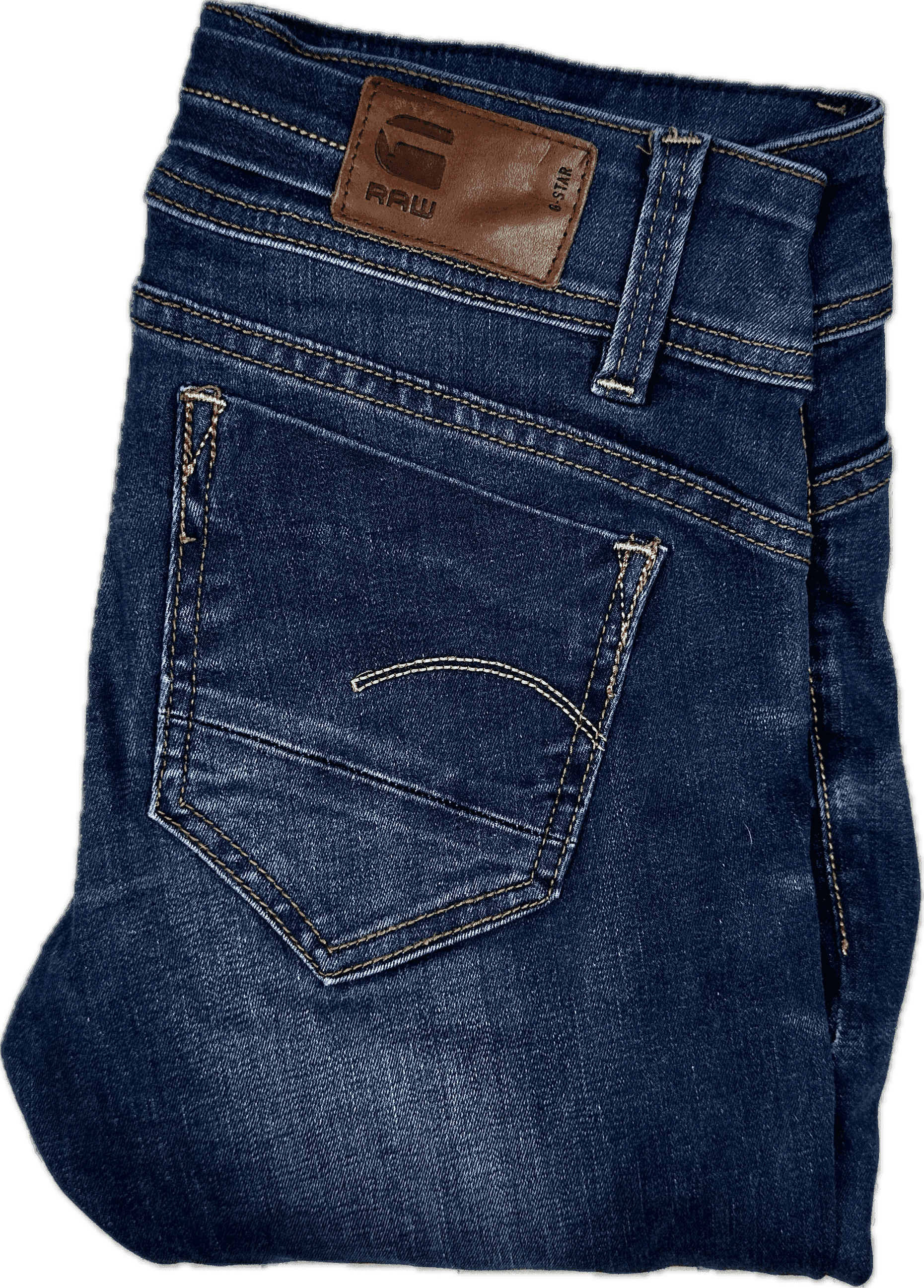 G Star RAW Womens 'Midge Saddle Mid Straight' Jeans -Size 27 — photo 3 of 8