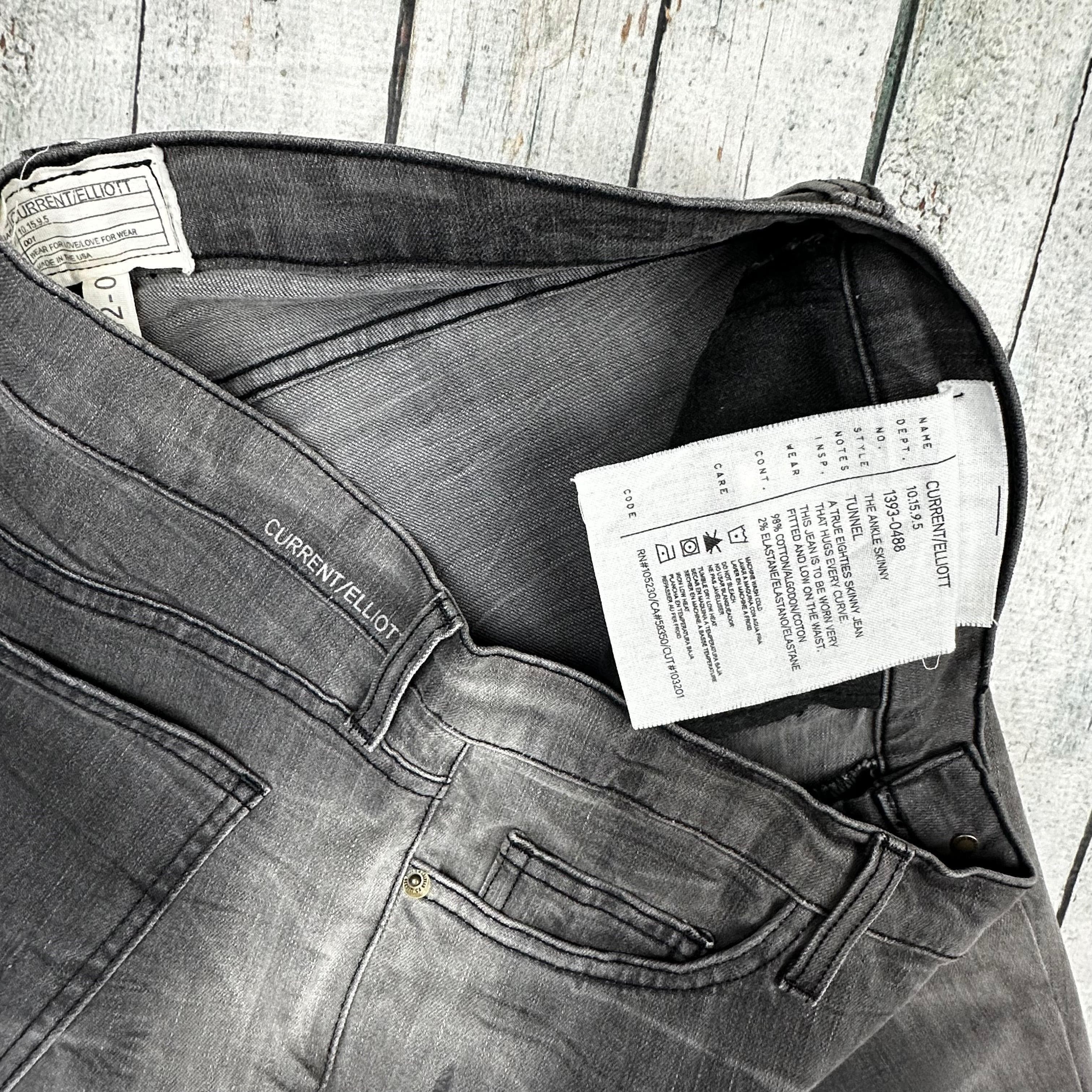 Current/Elliot 'The Ankle Skinny' Tunnel Wash Jeans- Size 32 — photo 4 of 8