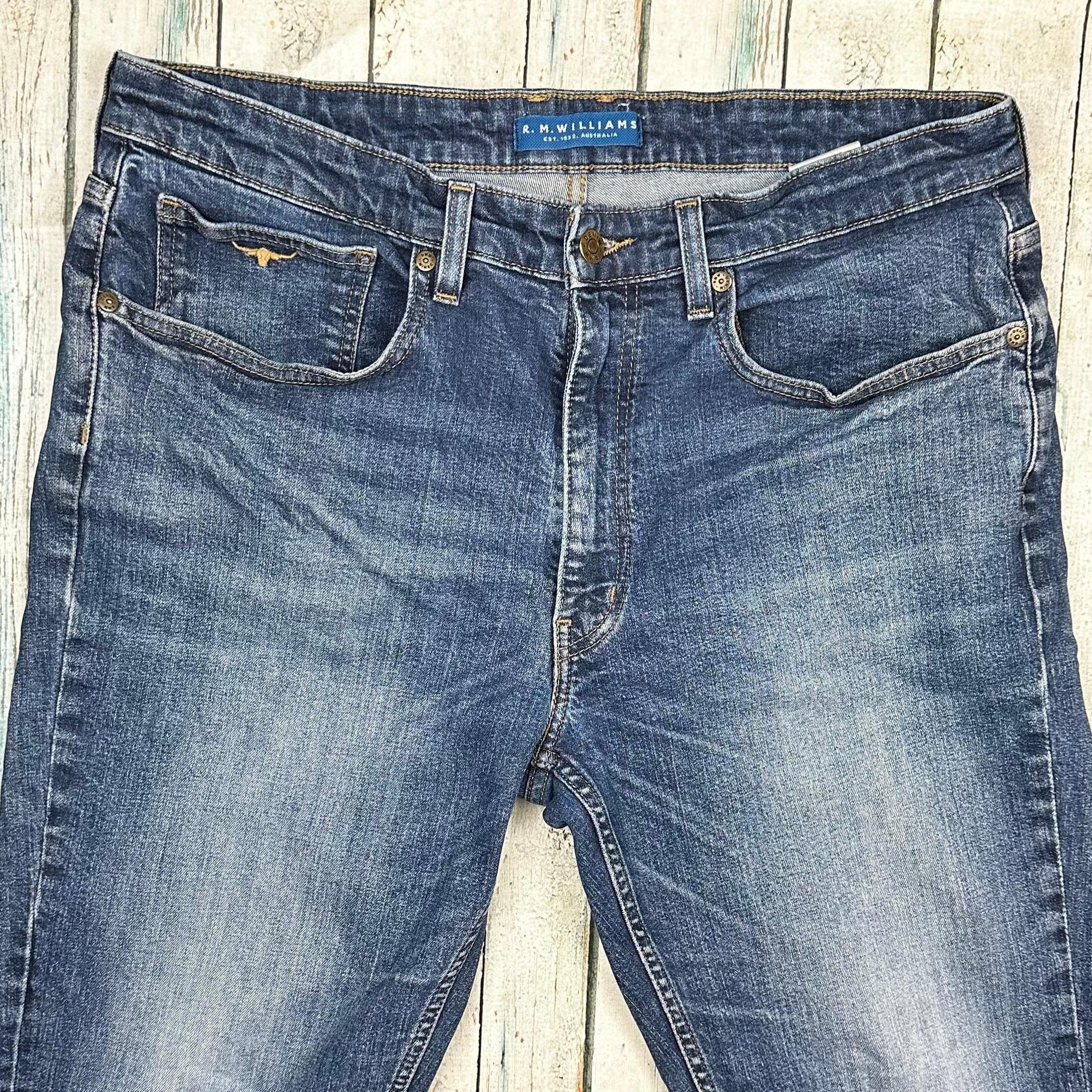 R.M. Williams Mens Straight Fit Stretch Jeans- Size 36/32 — photo 3 of 7