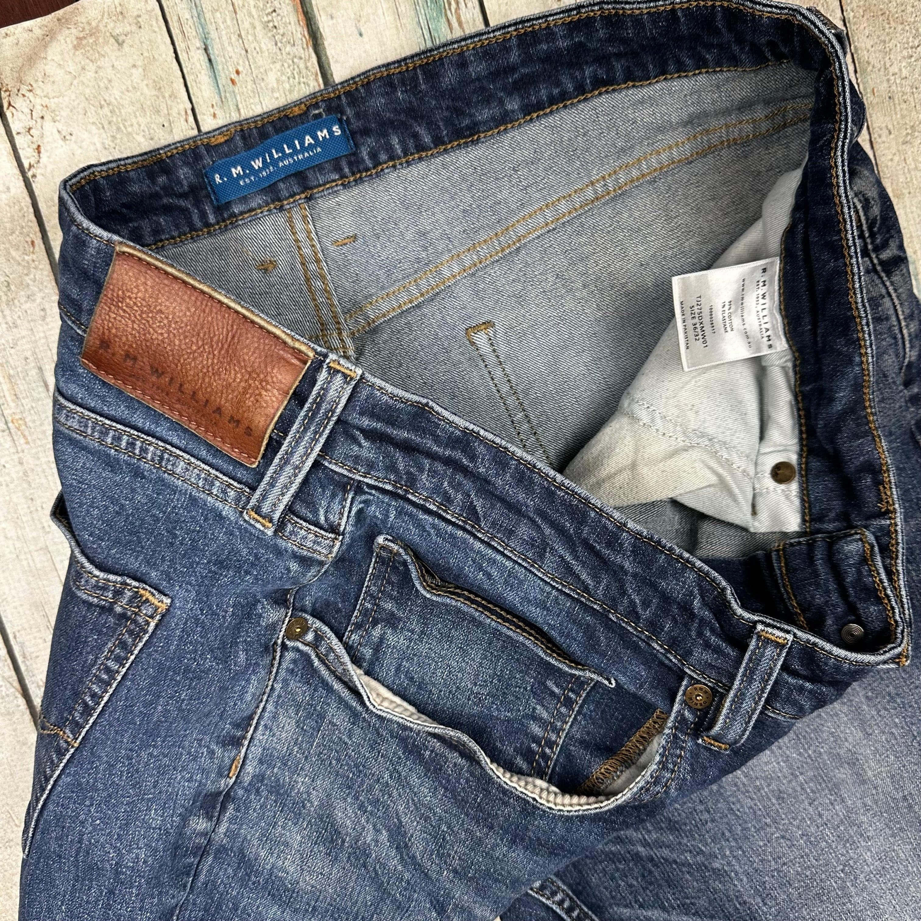 R.M. Williams Mens Straight Fit Stretch Jeans- Size 36/32 — photo 5 of 7