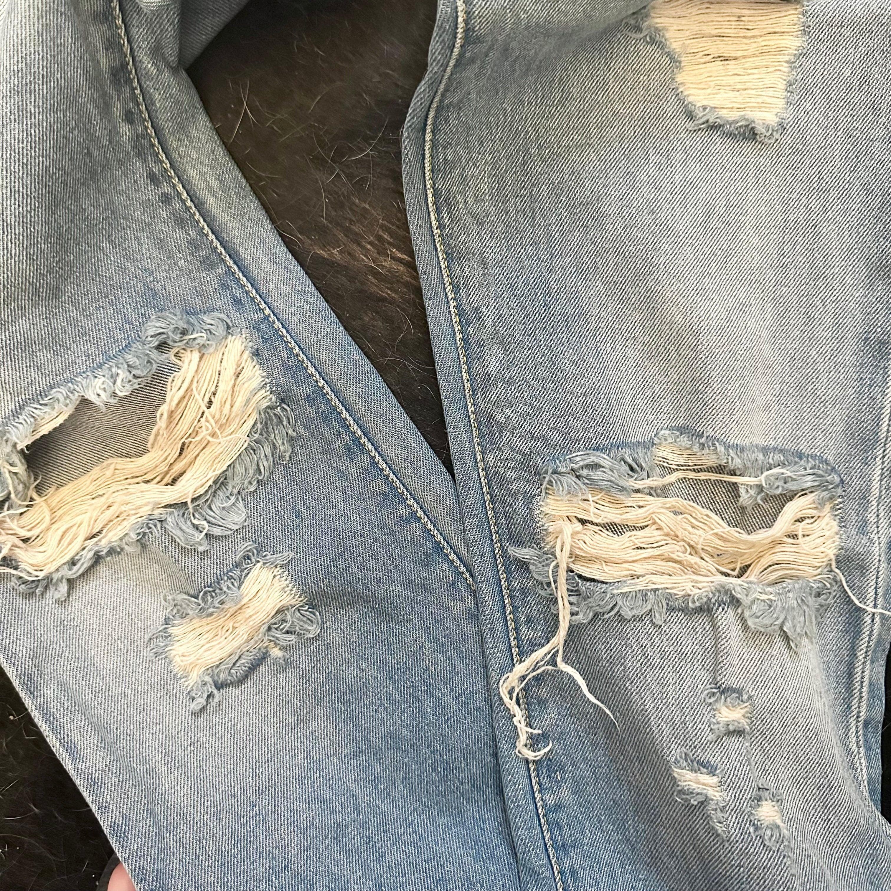 R13 Made in Italy 'Classic' Bankside Blue Jeans- Size 25 — photo 6 of 7