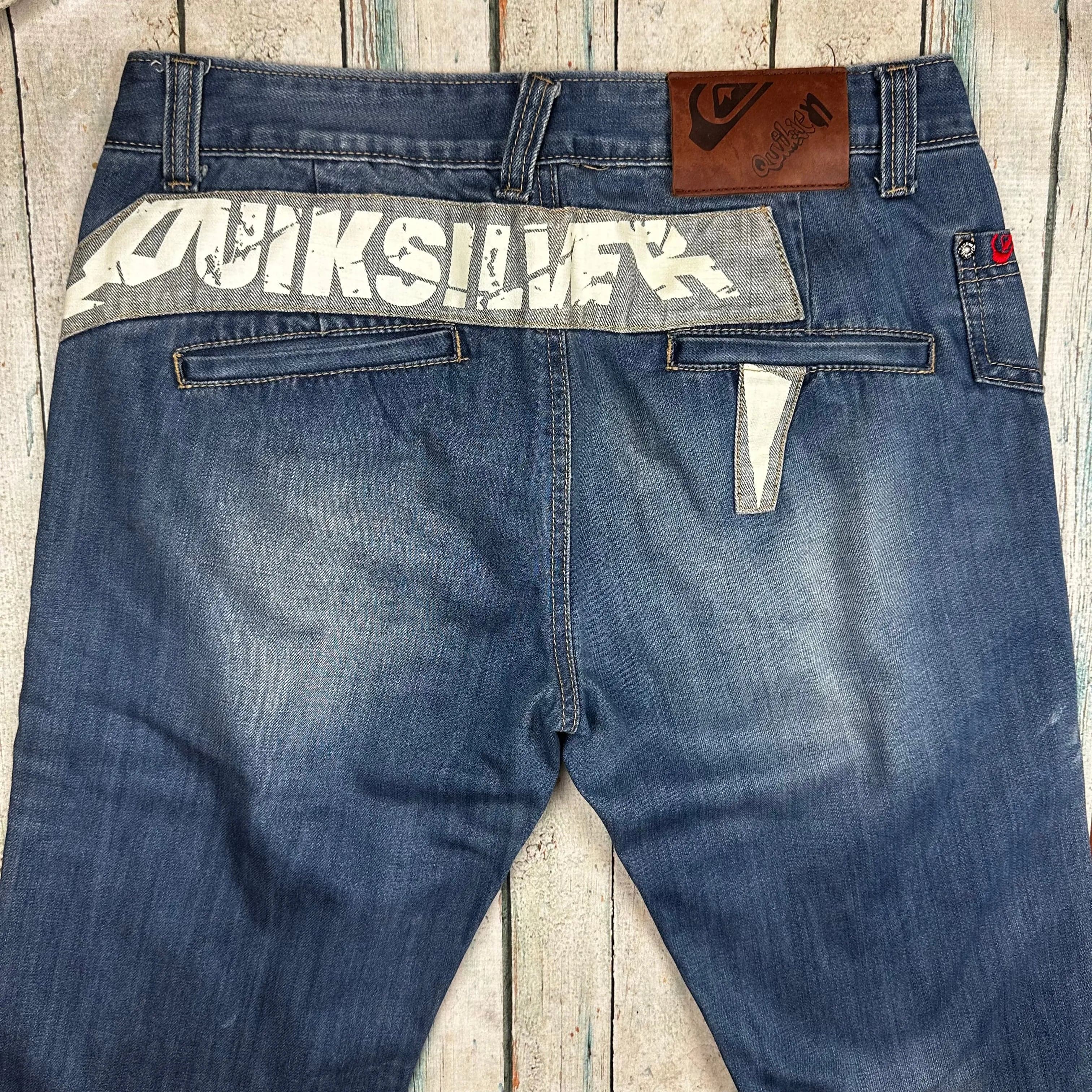 Quiksilver Mens Regular Fit Logo Seat Jeans - Size 32 — photo 3 of 6