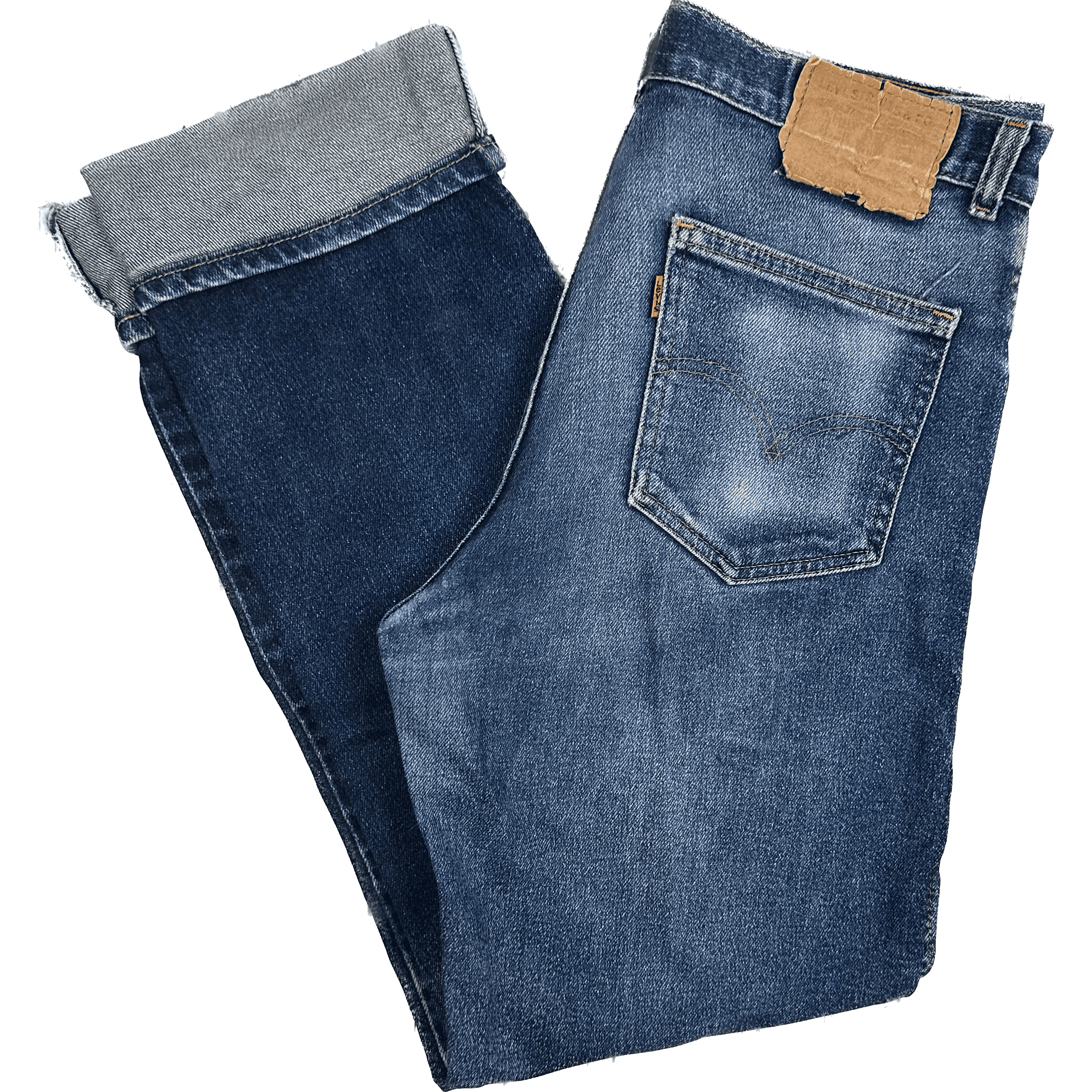Vintage Levis 341 Mens Orange Tab 80's Denim Jeans - Size 34 — photo 1 of 8